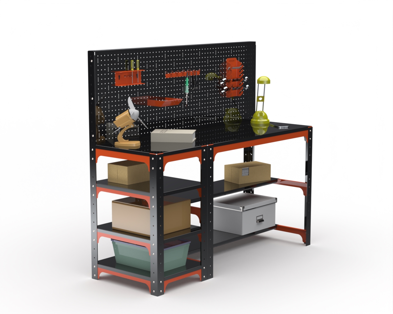 Изображение товара Стол металлический Metalex 201252, максимальная нагрузка 260 кг