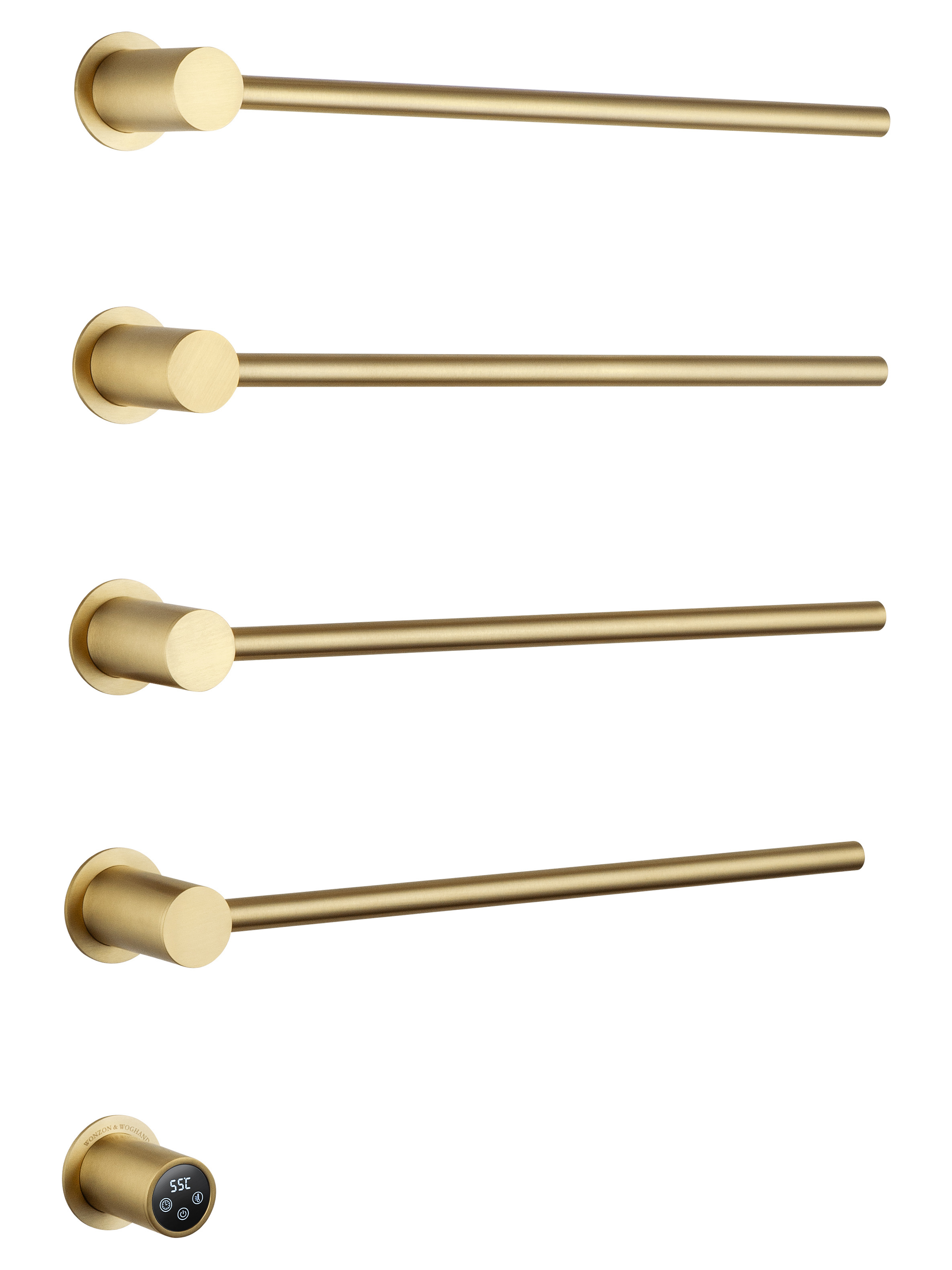 Изображение товара Полотенцесушитель электрический Wonzon & Woghand Hamburg WW-AL314-BG 468x665 мм