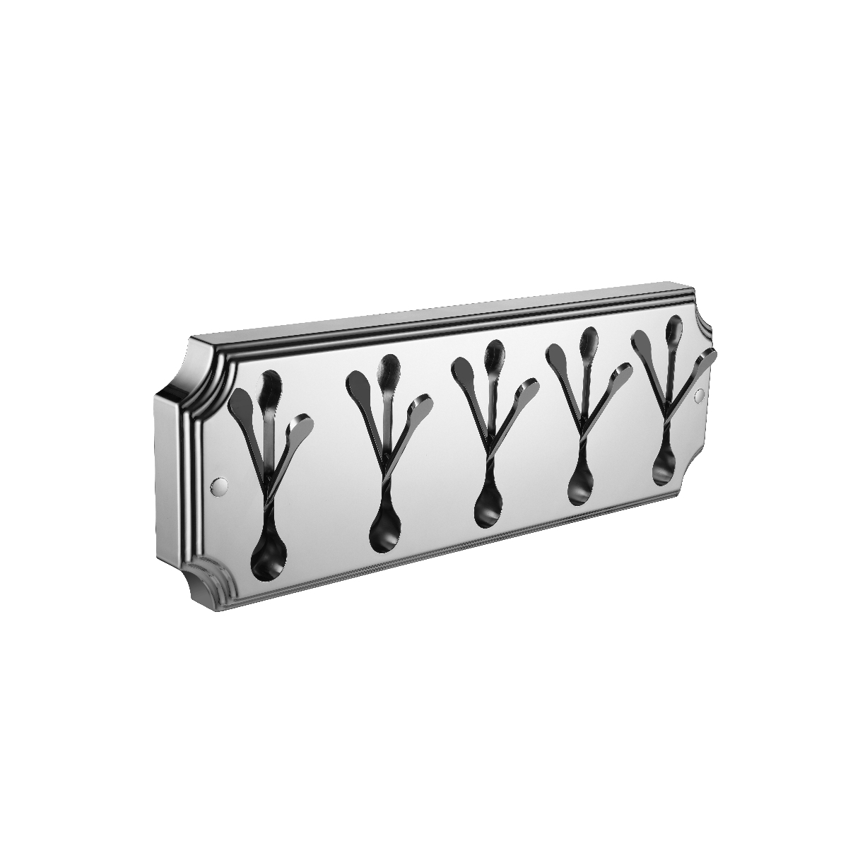 Изображение товара Настенная пластиковая вешалка с 5 металлическими крючками Elghansa HRM-670-Chrome