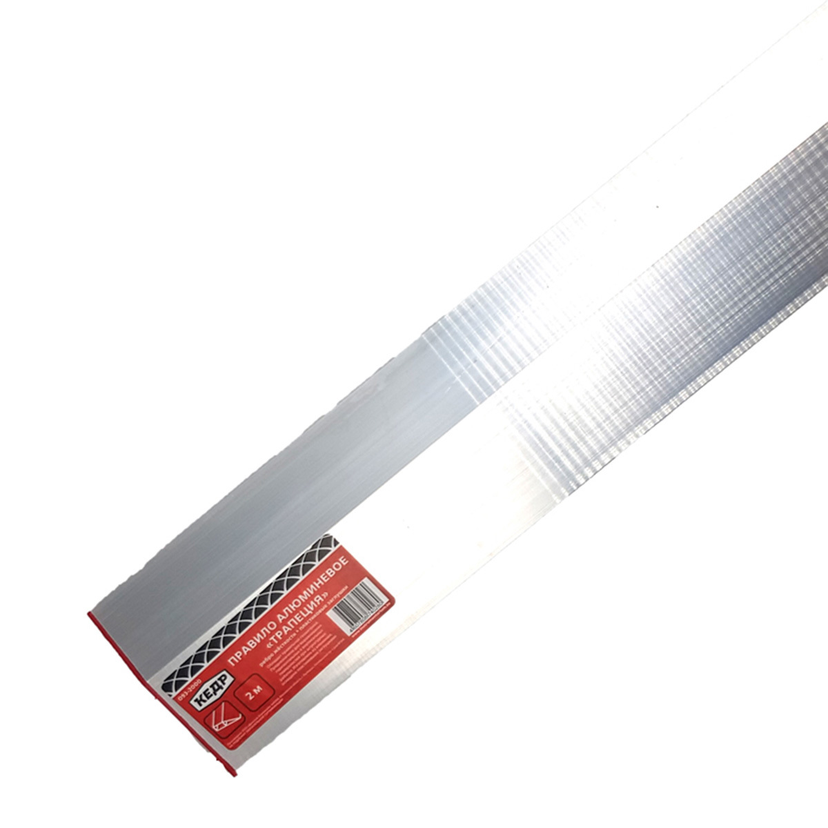 Изображение товара Правило алюминиевое трапециевидное Кедр 093-2000 2 метра для строительно-ремонтных работ