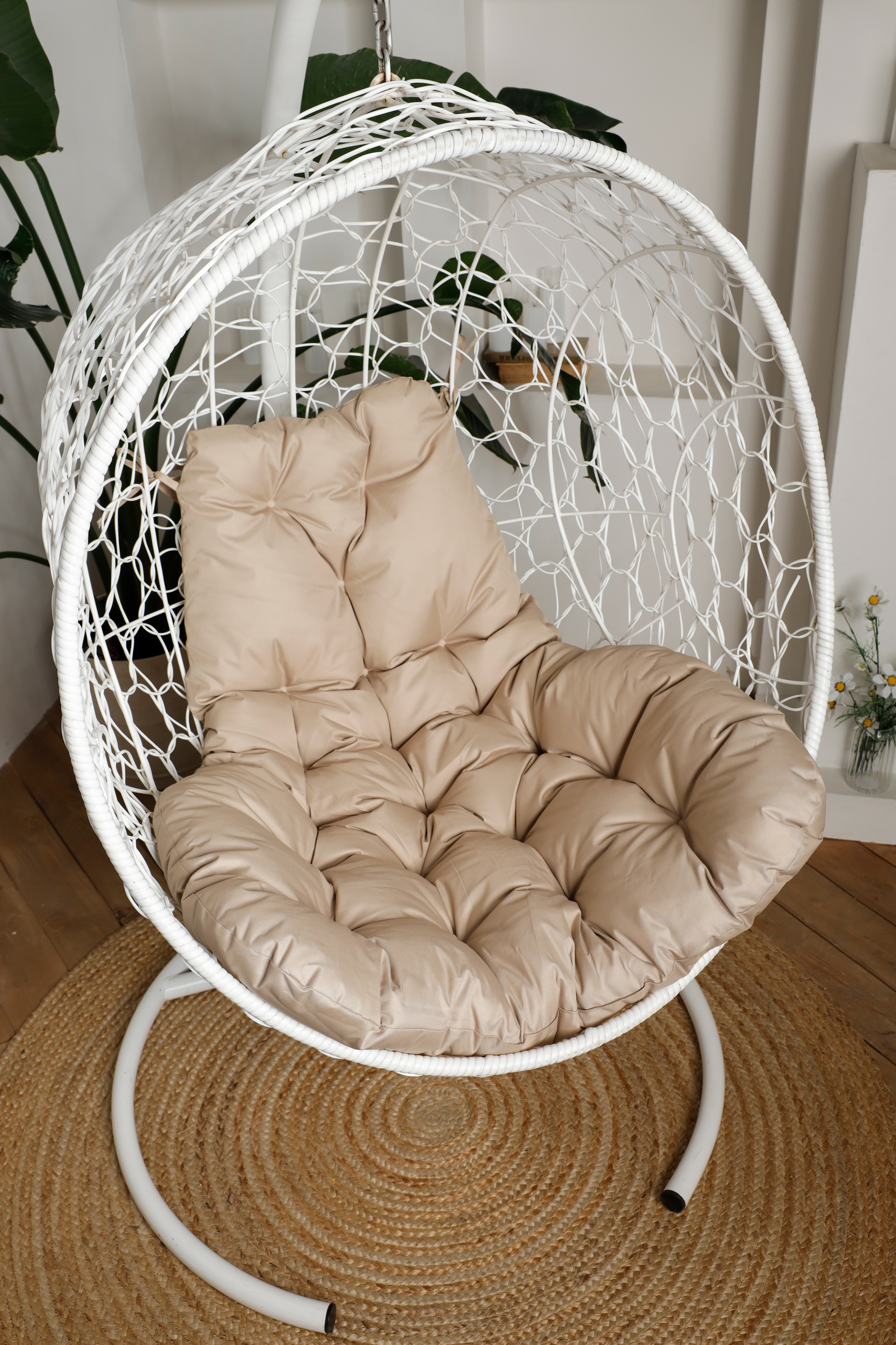 Изображение товара Подушка груша Alberica для садовой мебели и дома 100x130 см бежевый