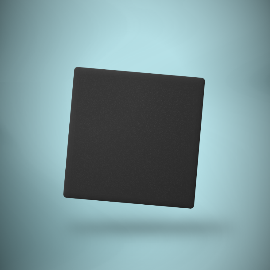 Изображение товара Мягкая стеновая панель 3D Kovalevski 200-13, 50x50 см, цвет черный, 2 шт