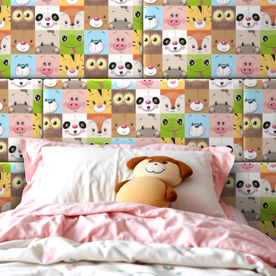 Изображение товара Мягкая стеновая панель 3D Kovalevski 200-52, 120x60 см, цвет зеленый, 2 шт