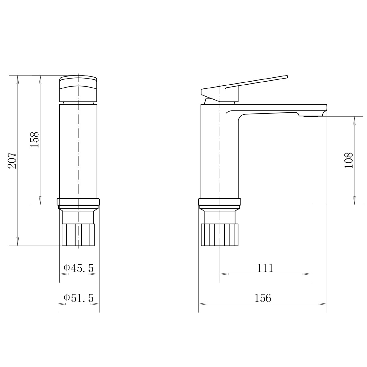 Изображение товара Смеситель для ванны Fashun 276133 цвет хром