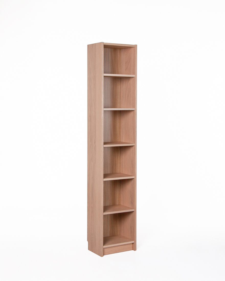 Изображение товара Стеллаж книжный Гуд Лакк Варма 38.4x198x28 см беленый дуб