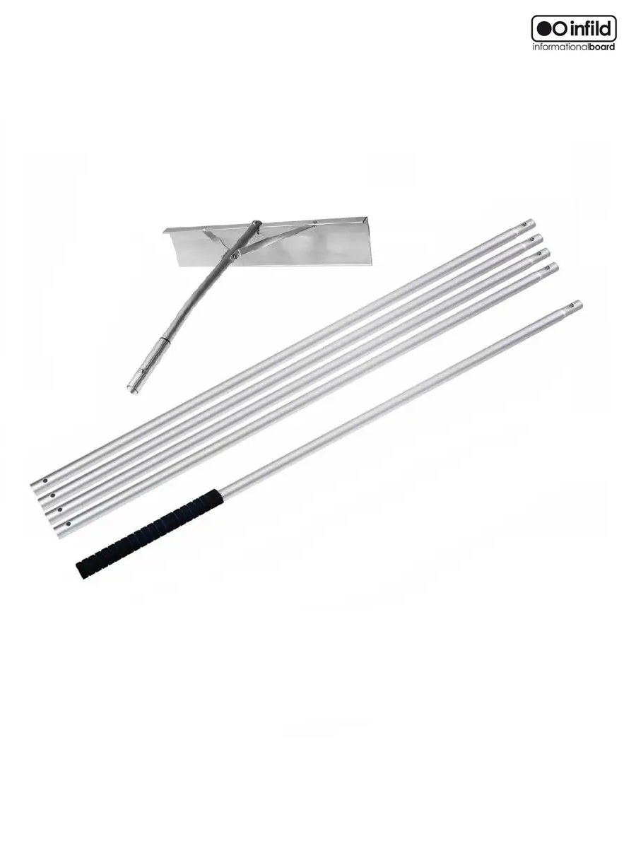 Изображение товара Скребок для уборки снега с крыши Infild 117 см алюминий