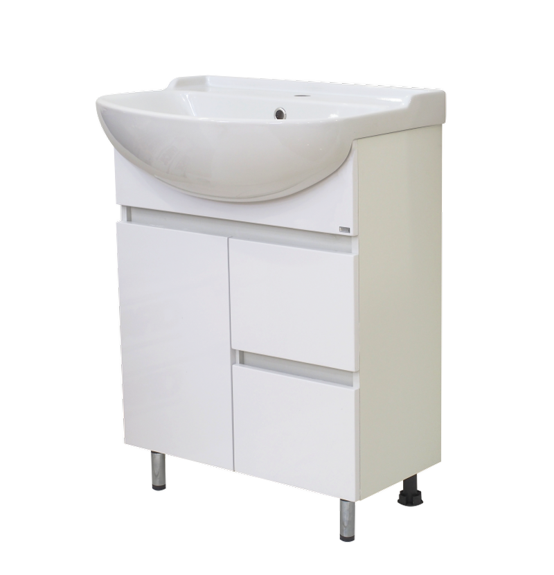 Изображение товара Тумба под раковину Misty Амур УТ000009448 60см с раковиной цвет белый