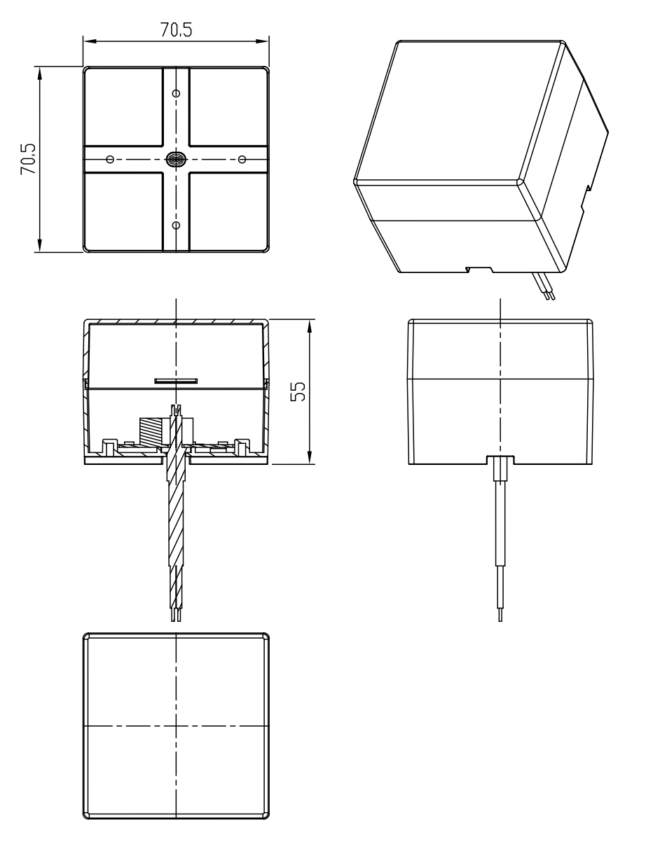 Изображение товара Светильник модульный светодиодный ЭРА SML-AC-W-4K-04 70 мм 3 Вт нейтральный белый свет