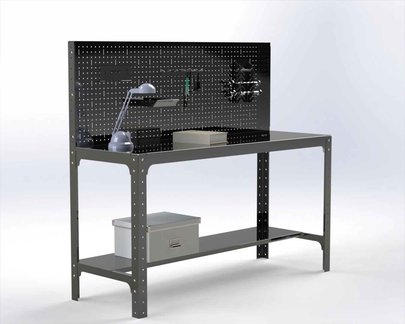 Изображение товара Стол металлический Metalex 201534, максимальная нагрузка 260 кг