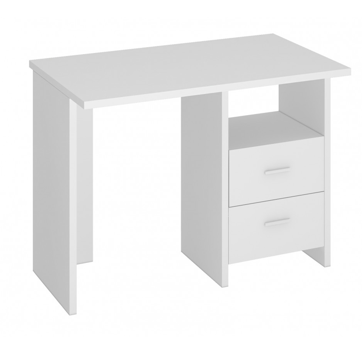 Изображение товара Стол Мэрдэс СКЛ-Прям100 БЕ 100x77x60 см ЛДСП цвет белый