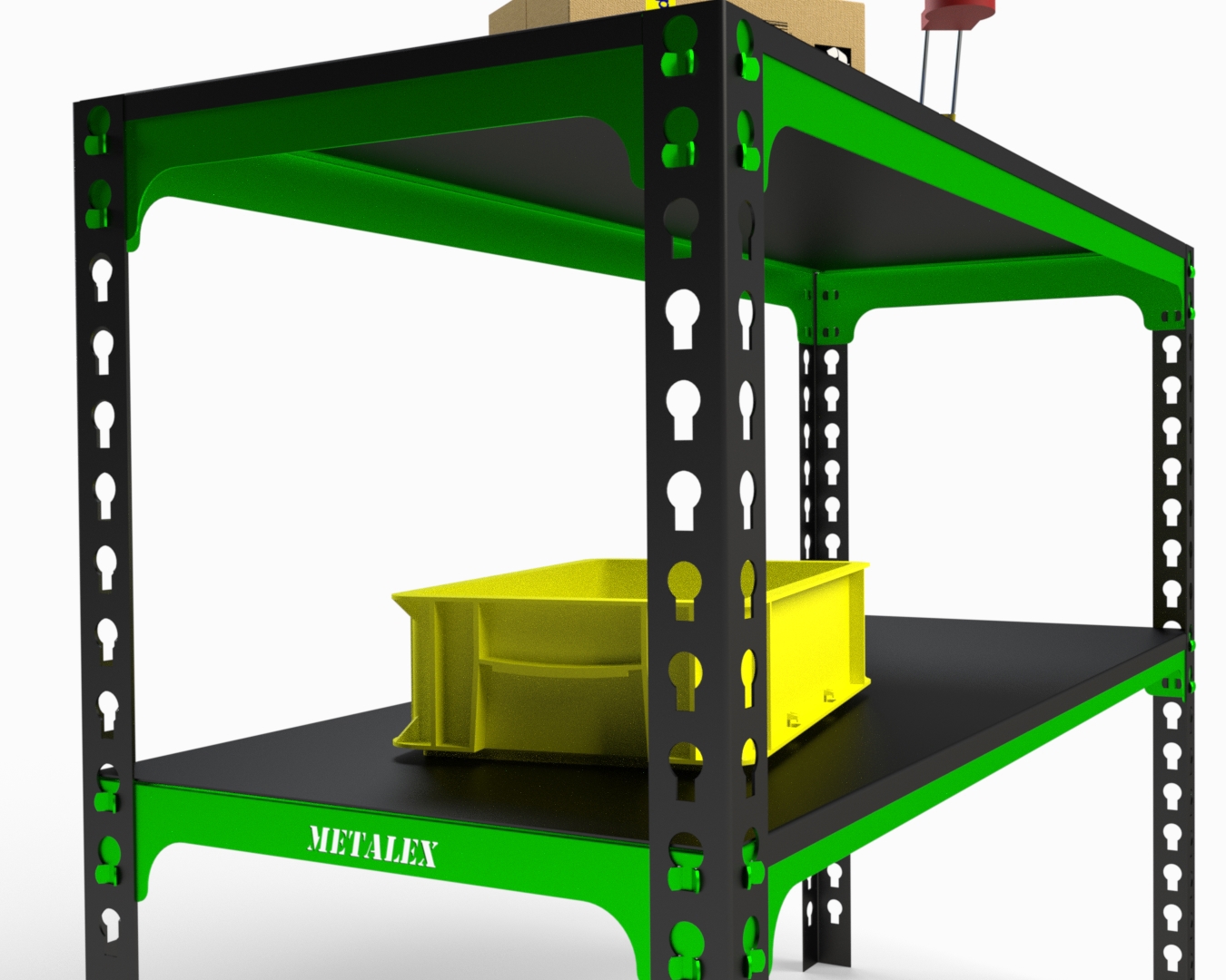Изображение товара Металлический верстак стационарный Metalex SVPI951560 прочный и надежный