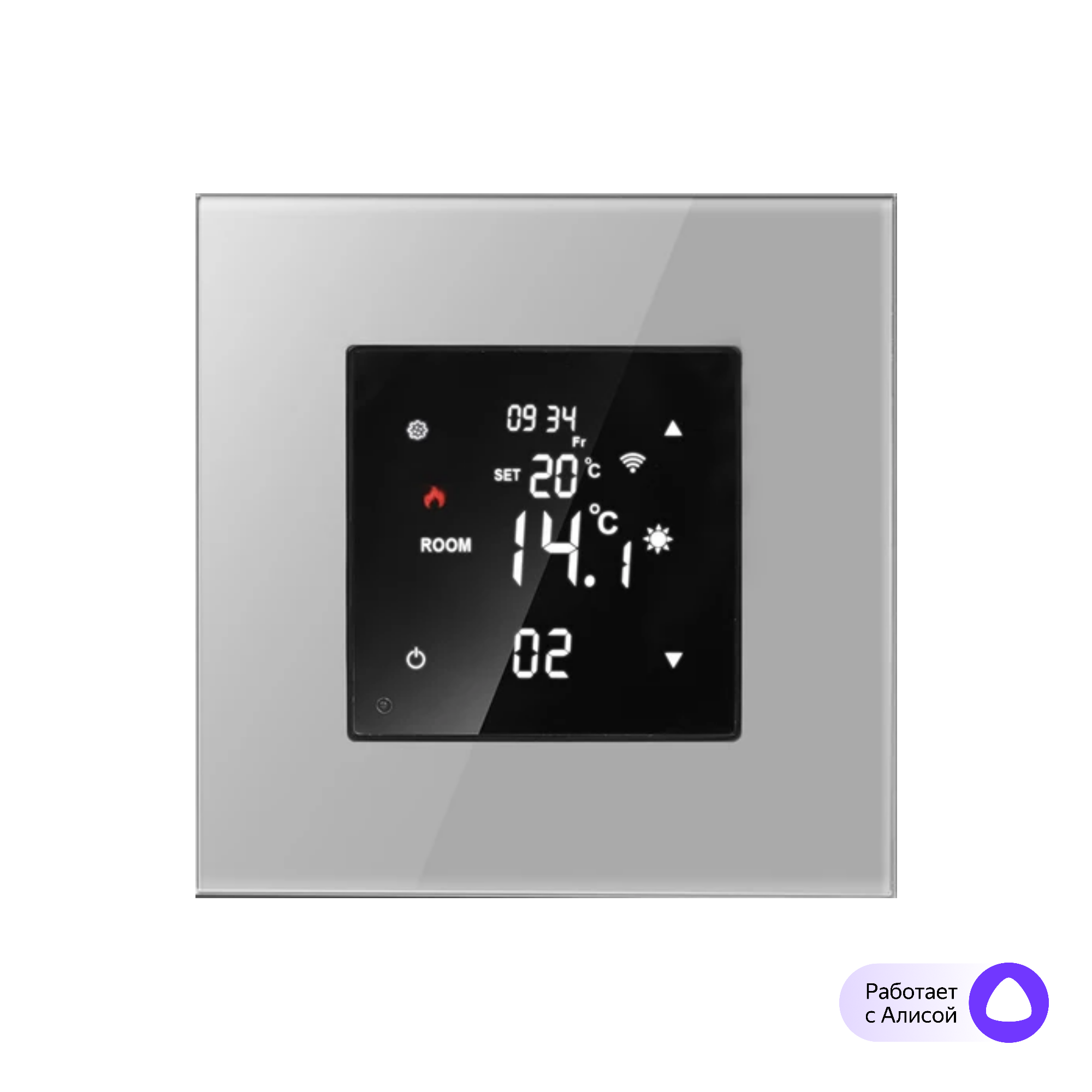 Изображение товара Терморегулятор для теплого пола Smart aura SA-TE100F Wi-Fi управление