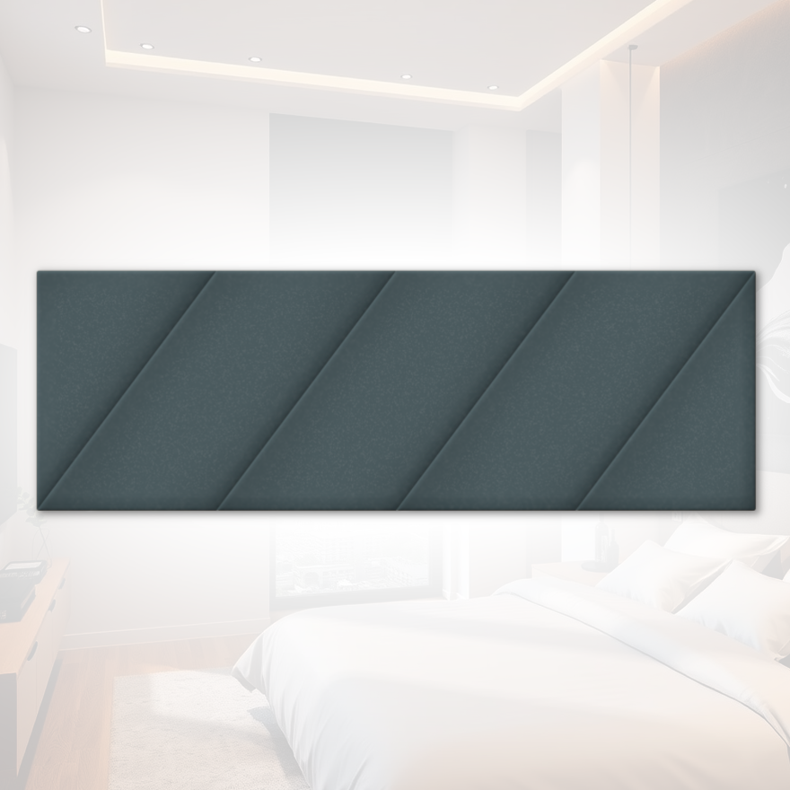 Изображение товара Мягкая стеновая панель 3D Kovalevski 200-67, 180x60 см, цвет графит, 2 шт