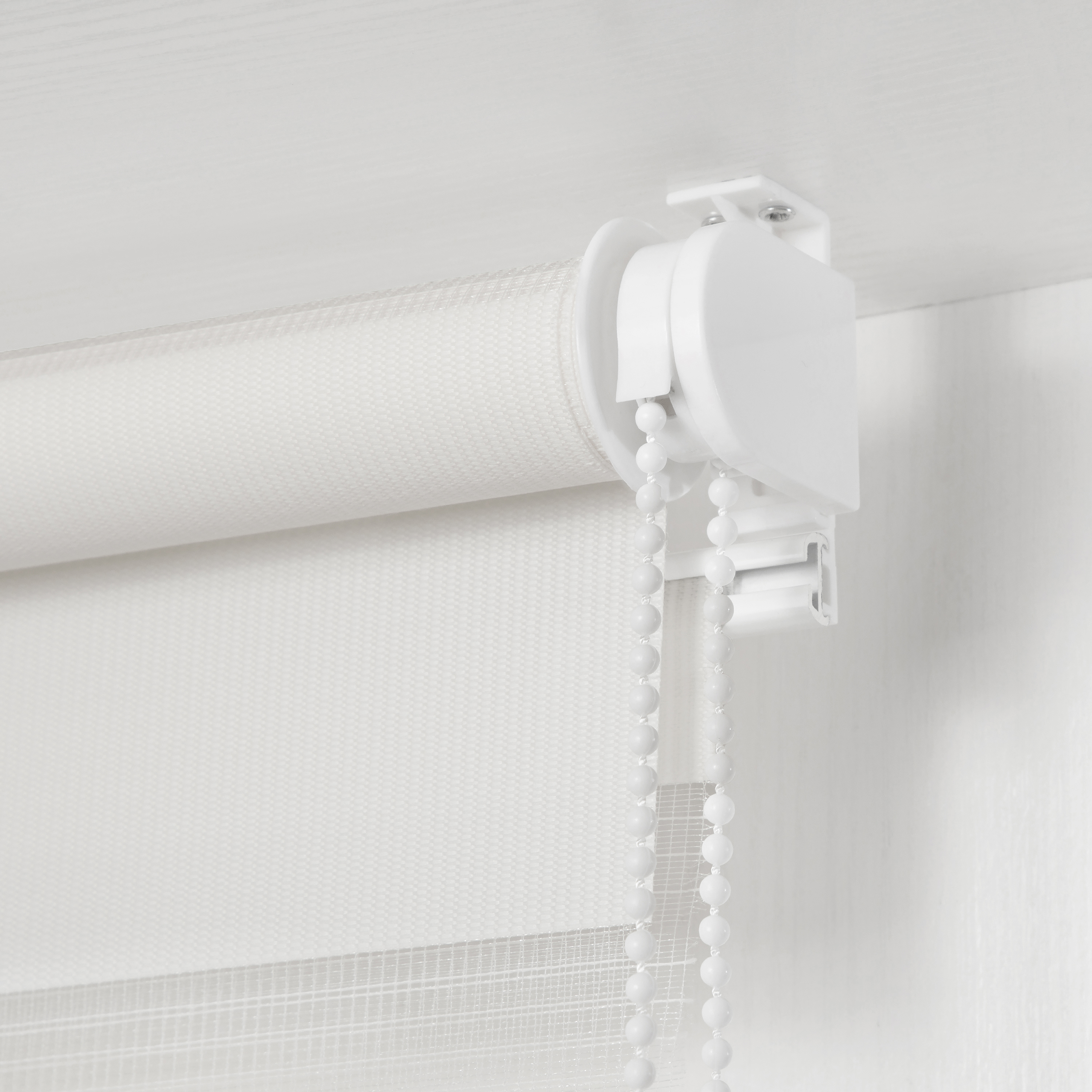 Штора рулонная день-ночь Inspire Peter 80x160 см белая White 0 - 5