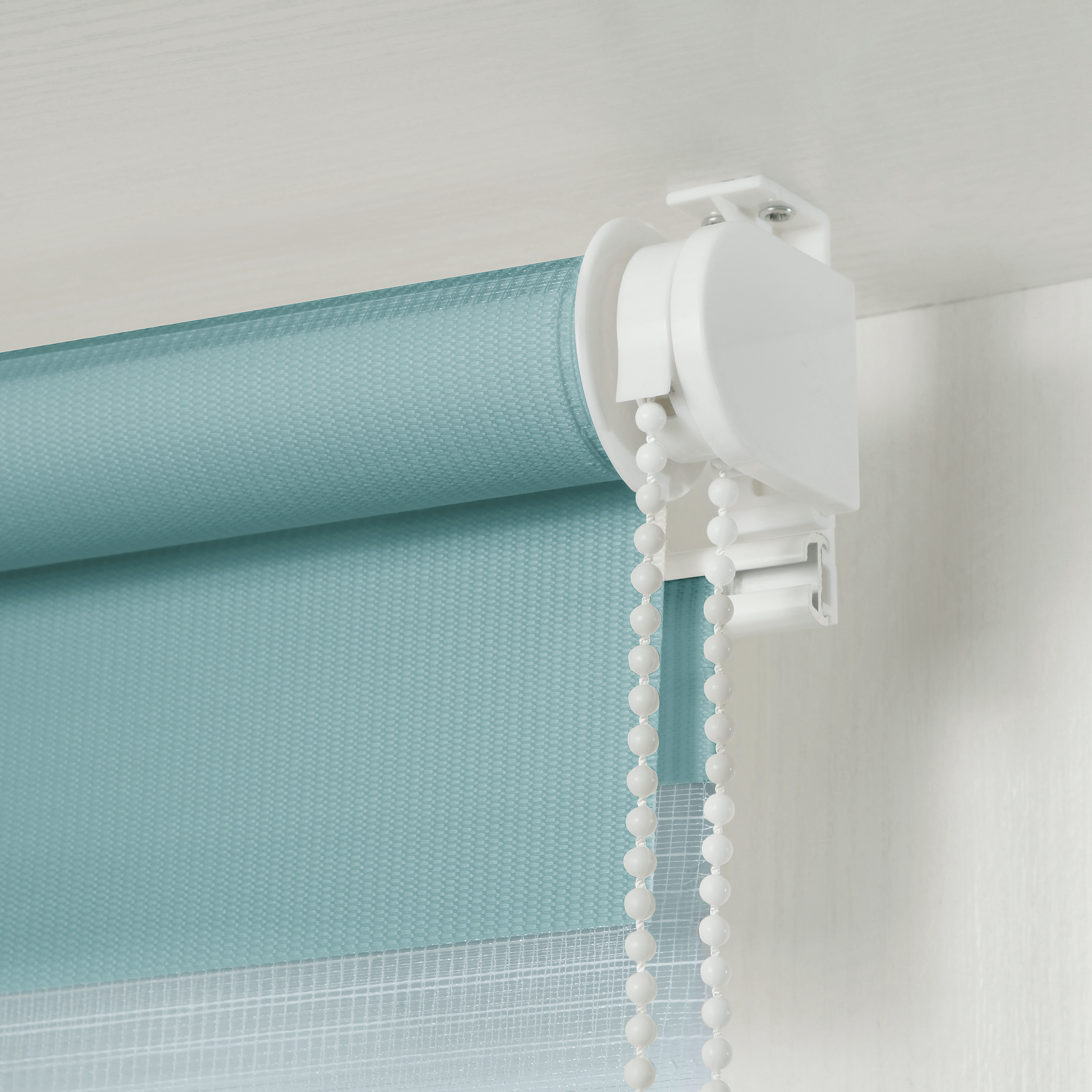 Штора рулонная день-ночь Inspire Peter 60x160 см бирюза Aqua 3 - 5