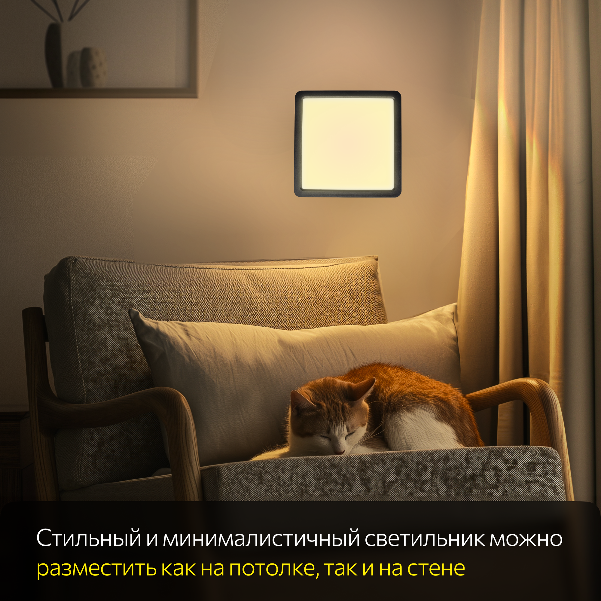 Изображение товара Настенно-потолочный светодиодный светильник Citilux Бейсик CL738K181V черный 18W регулируемый