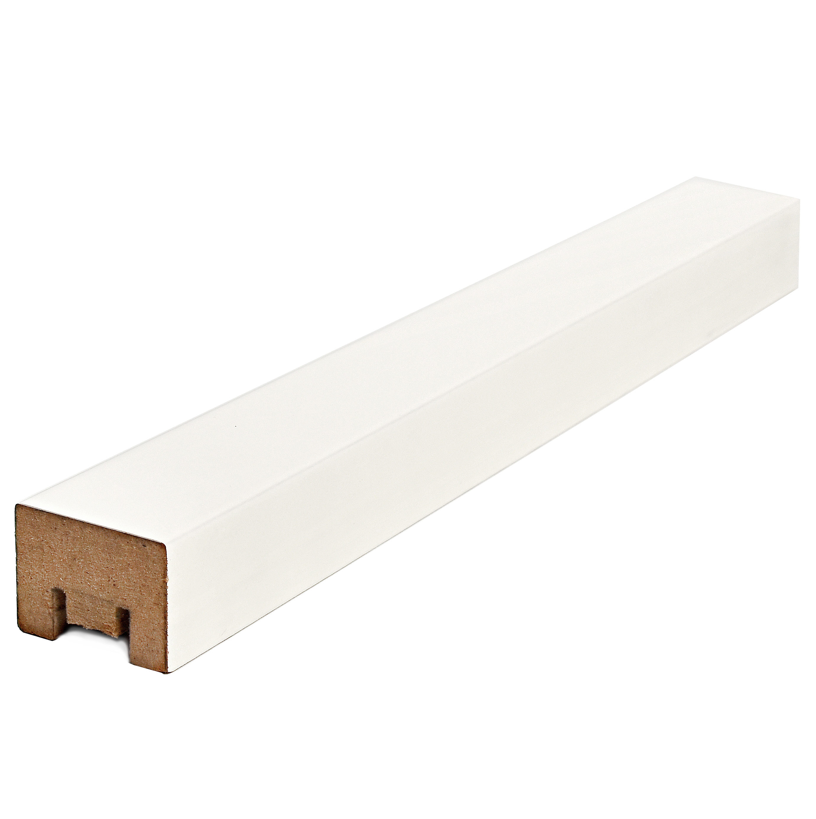 Изображение товара Рейка МДФ под покраску белый 280x3x2.2 см