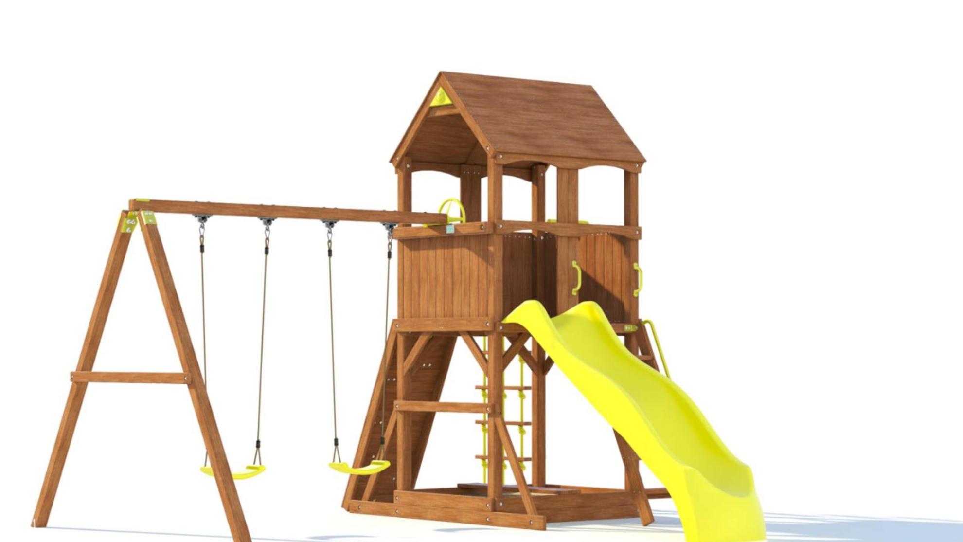 Изображение товара Детская площадка для улицы Moydvor ПАРИЖ 410x400x320 см