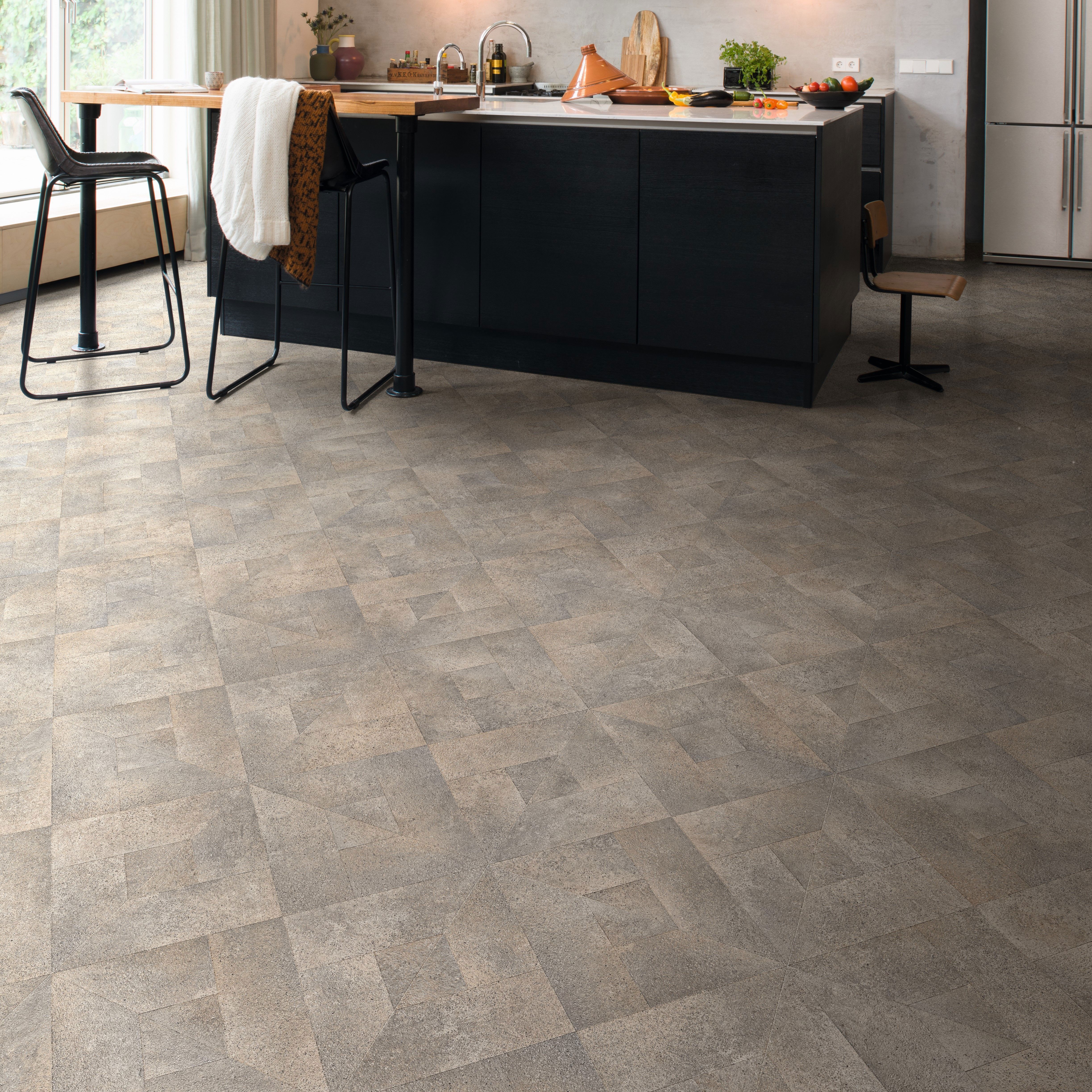 Изображение товара Ламинат водостойкий Бетон современный 33 класс 4 фаски толщина 10 мм 1.901 м²