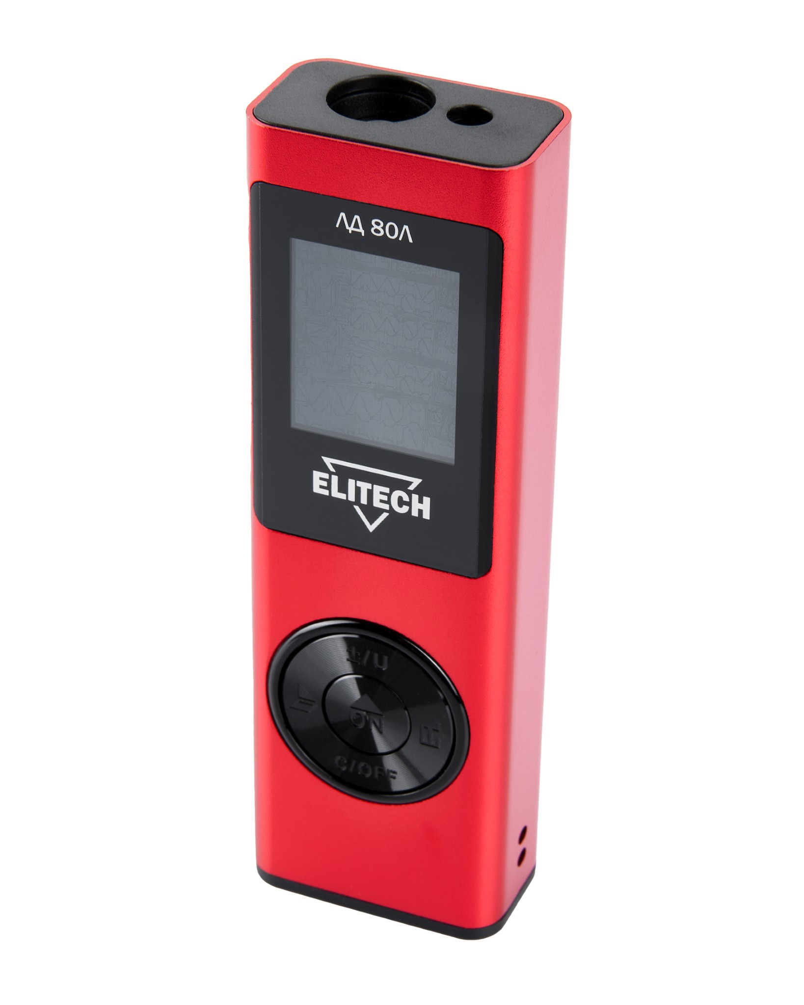 Изображение товара Лазерный дальномер Elitech ЛД 80Л с подсветкой и функциями для точных измерений