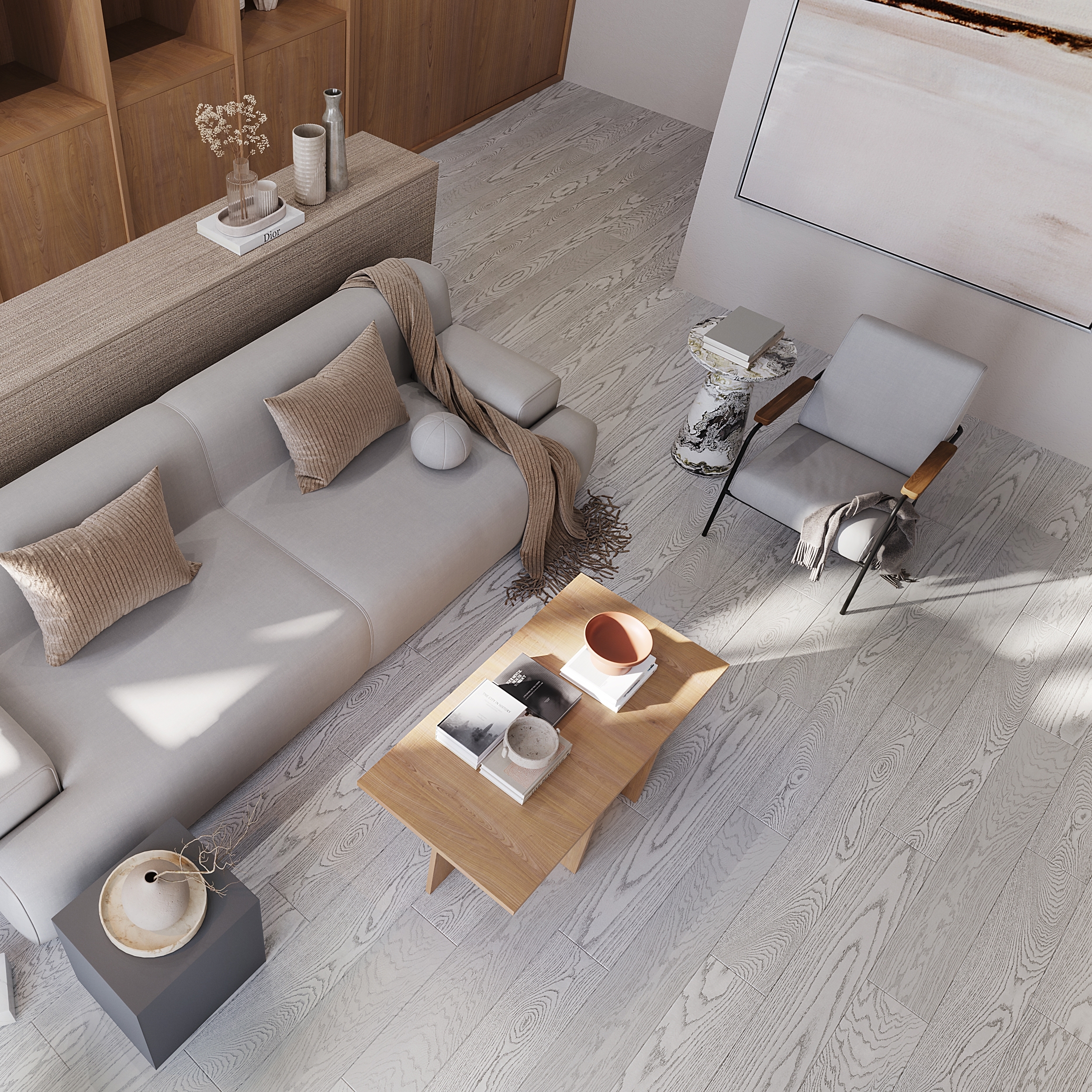 Изображение товара Ламинат сосна алтайская 33 класс, 10 мм, фаски, 1.73 м², KRONOSTEP