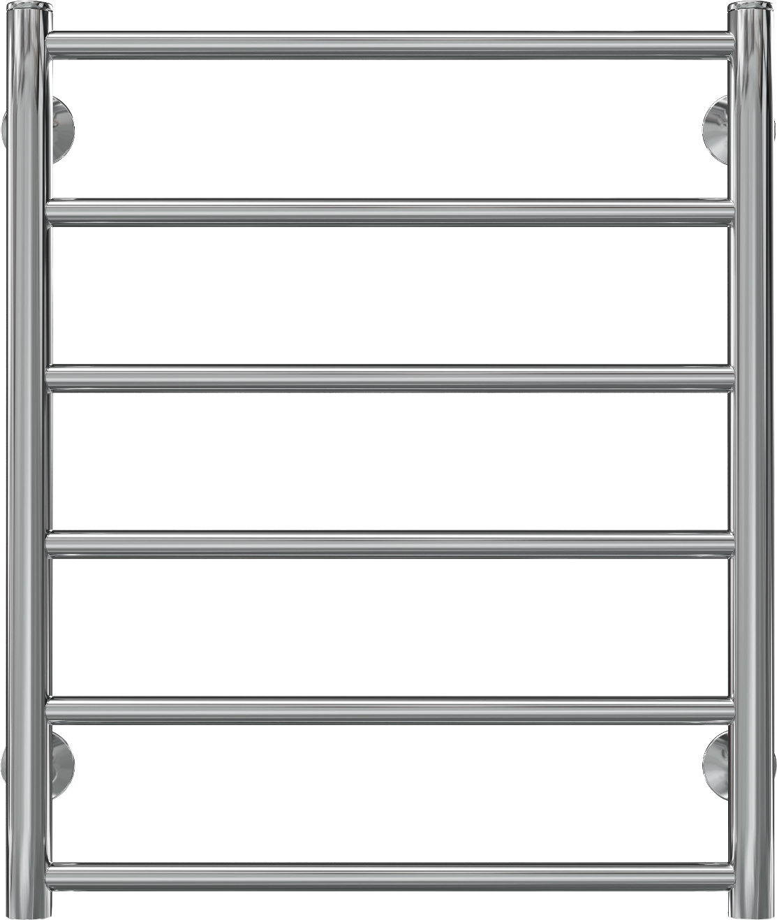 Изображение товара Полотенцесушитель водяной лесенка Equation 50x64 см нижняя подводка 1/2"x3/4" нержавеющая сталь цвет хром