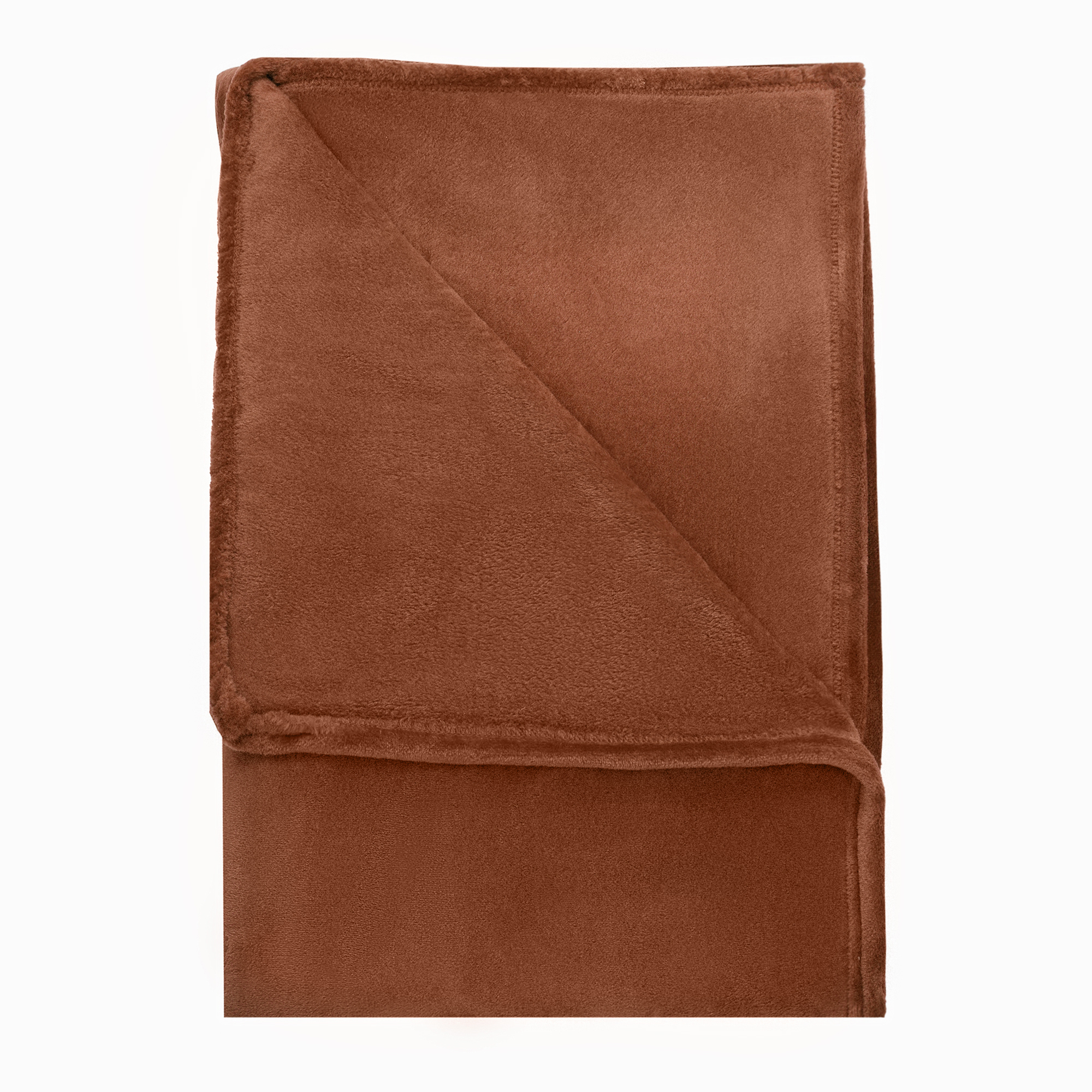 Изображение товара Плед Flandria 200x220 см микрофибра светло-терракотовый для спальни и гостиной