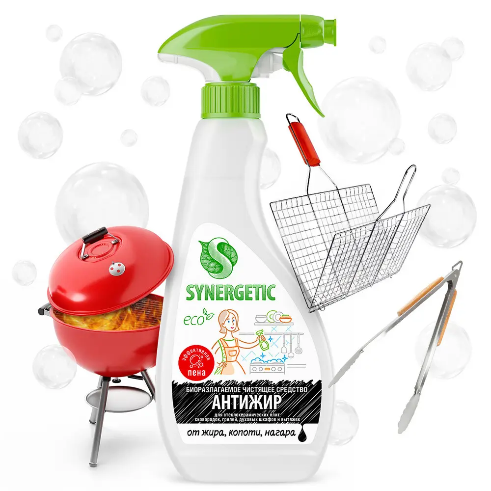 Антижир средство чистящее Synergetic 500 мл - 5