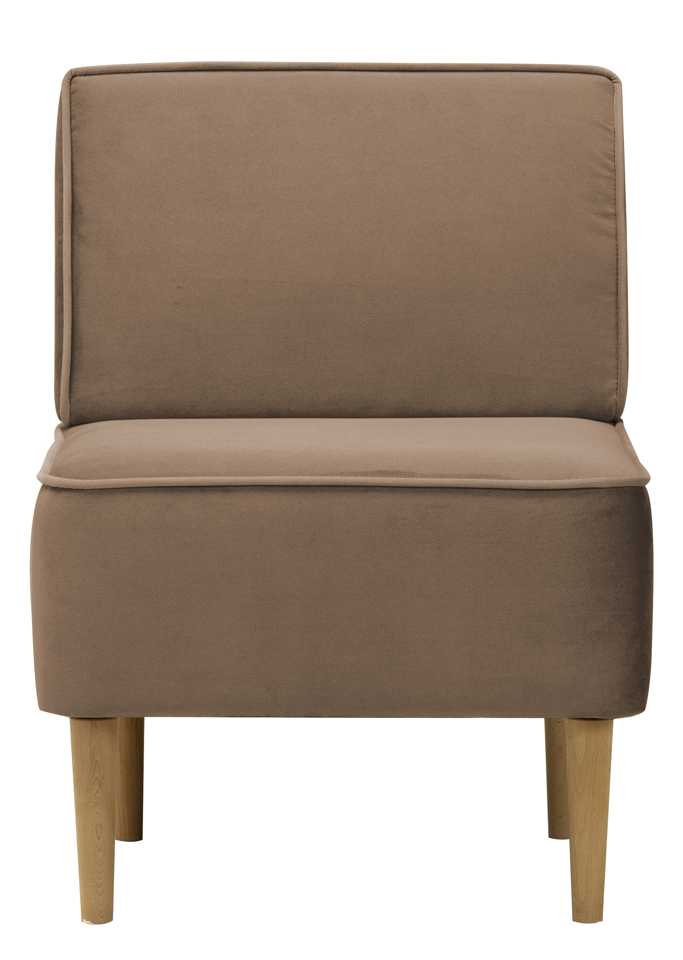 Изображение товара Кресло Лагуна из велюра коричневое модульное стильное и надежное