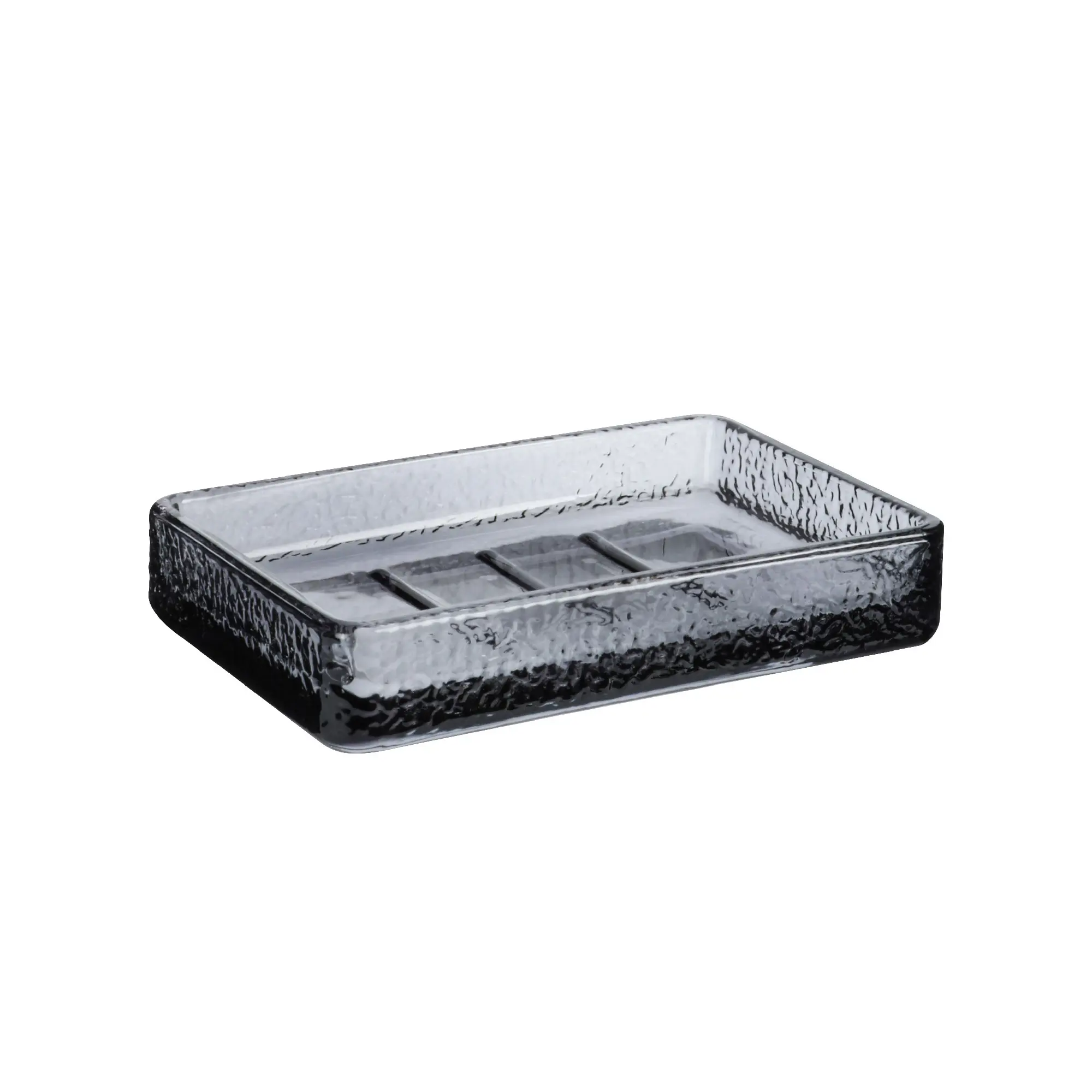 Мыльница Fixsen Atrium FX-840-4 стекло цвет серый