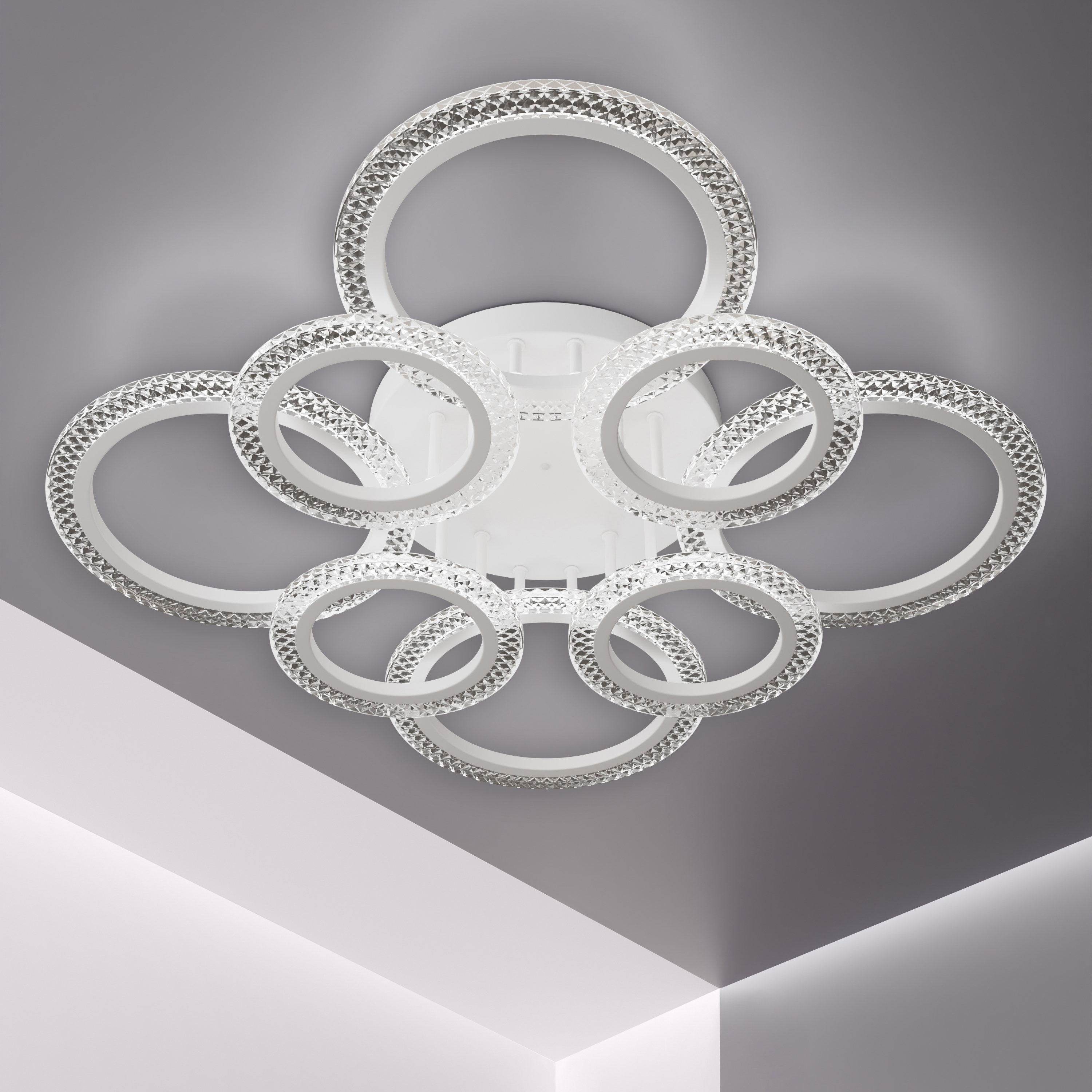 Изображение товара Люстра потолочная светодиодная Ritter Rolo с RGB управлением 42 м² стильный дизайн