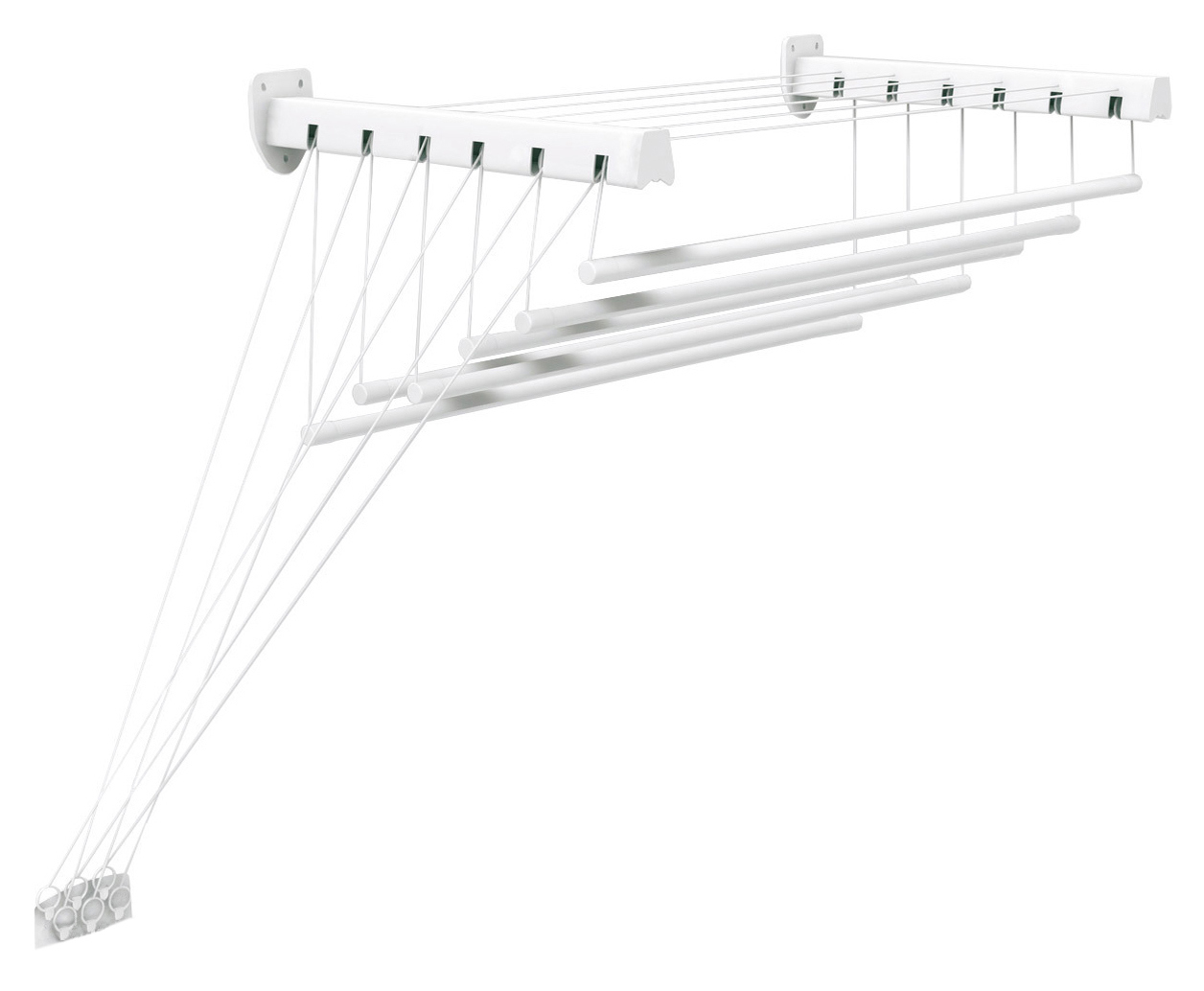Изображение товара Настенно-потолочная сушилка для белья Level 1.4 м из стали с антикоррозийным покрытием