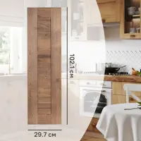 Изображение товара Фасад кухонного шкафа Рошаль 29.7x102.1 см KONSENSA ЛДСП цвет темное дерево
