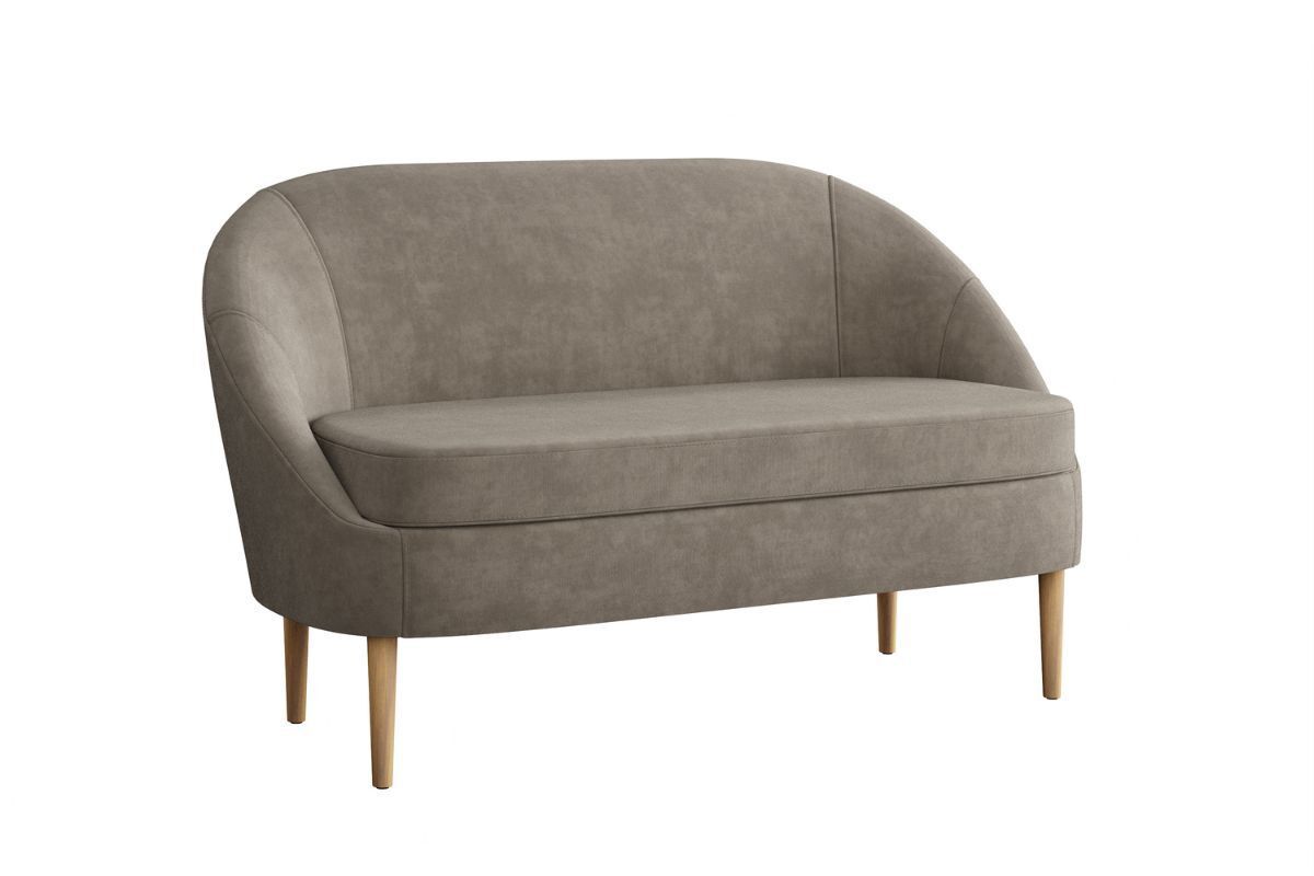 Изображение товара Диван Silva Комо Модель 005 144.5x86x77.5 см велюр цвет мокко