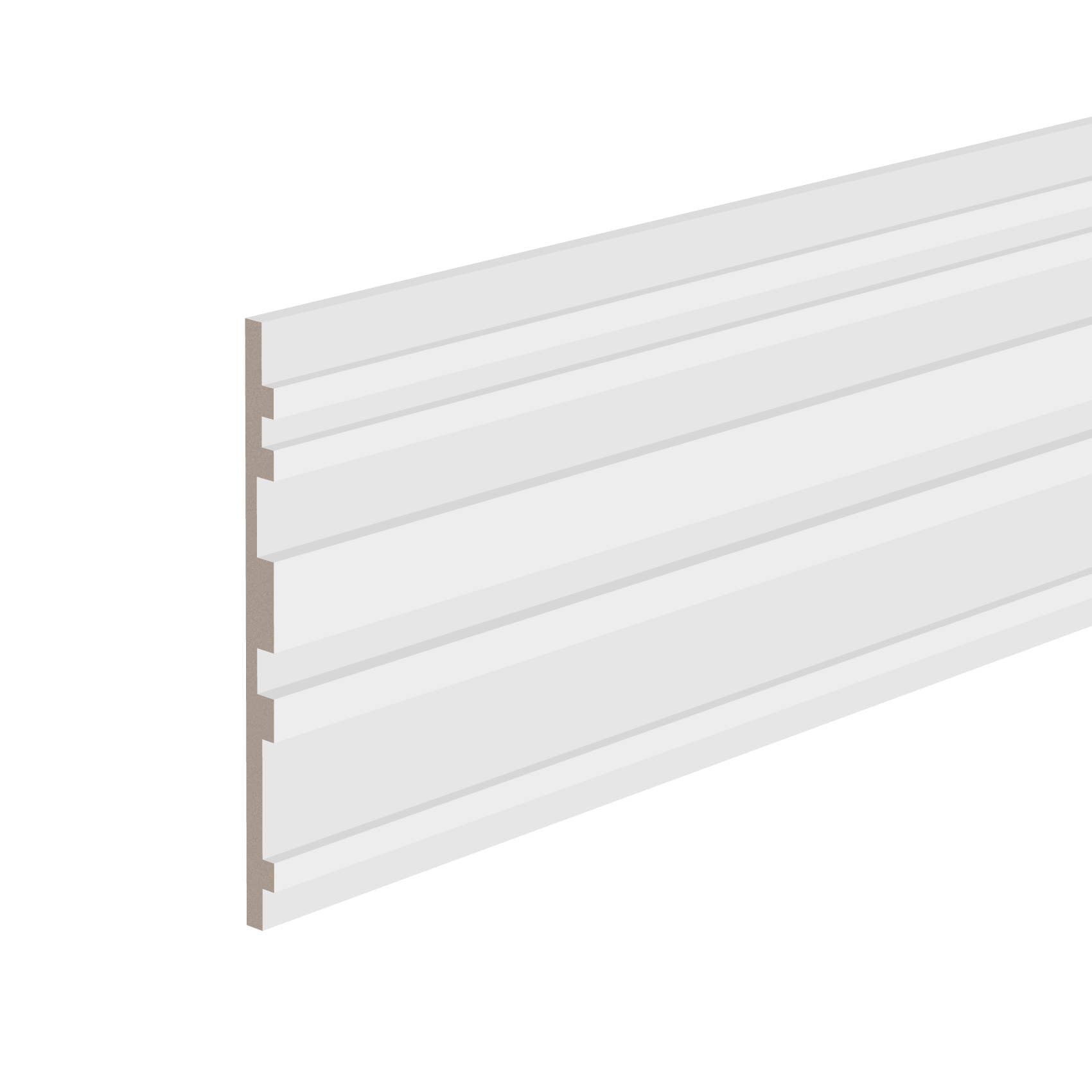 Изображение товара Стеновая панель 3D Ultrawood UW 11 белая 2000x240x15мм