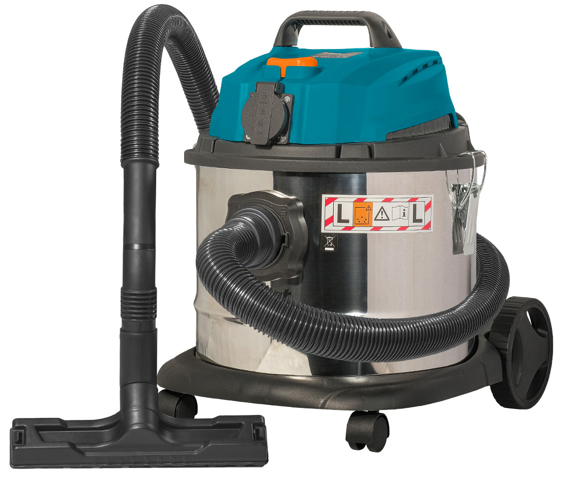 Изображение товара Пылесос строительный Bort BSS-1215 1200 Вт влажная и сухая уборка