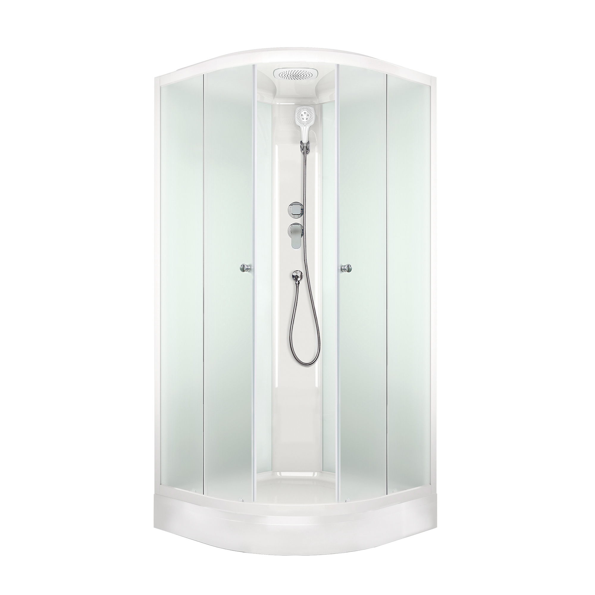Изображение товара Душевая кабина Domani-Spa Delight Slim 99 90x90 см с низким поддоном и Satin-стеклом