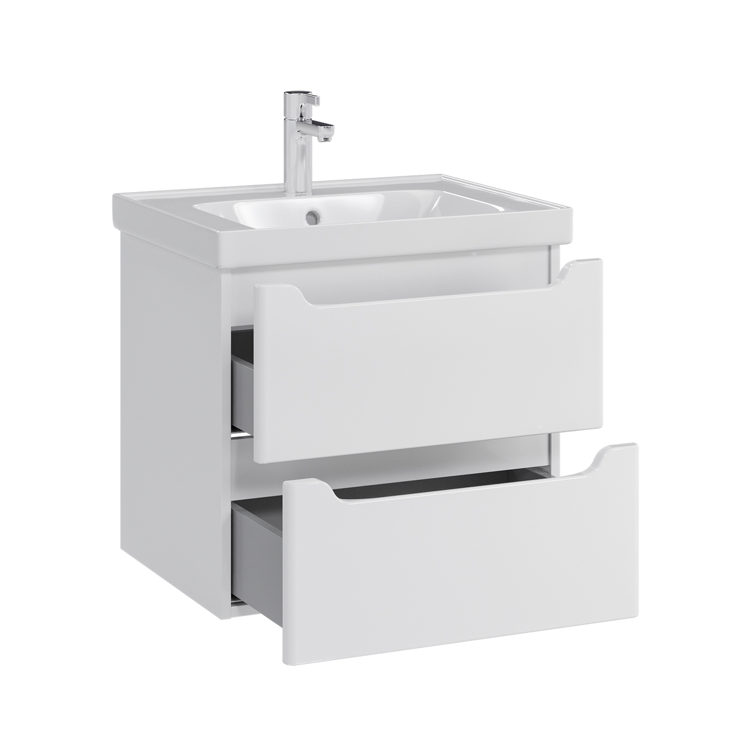 Изображение товара Тумба под раковину настенная SanStar Lanciano 60 60см с раковиной