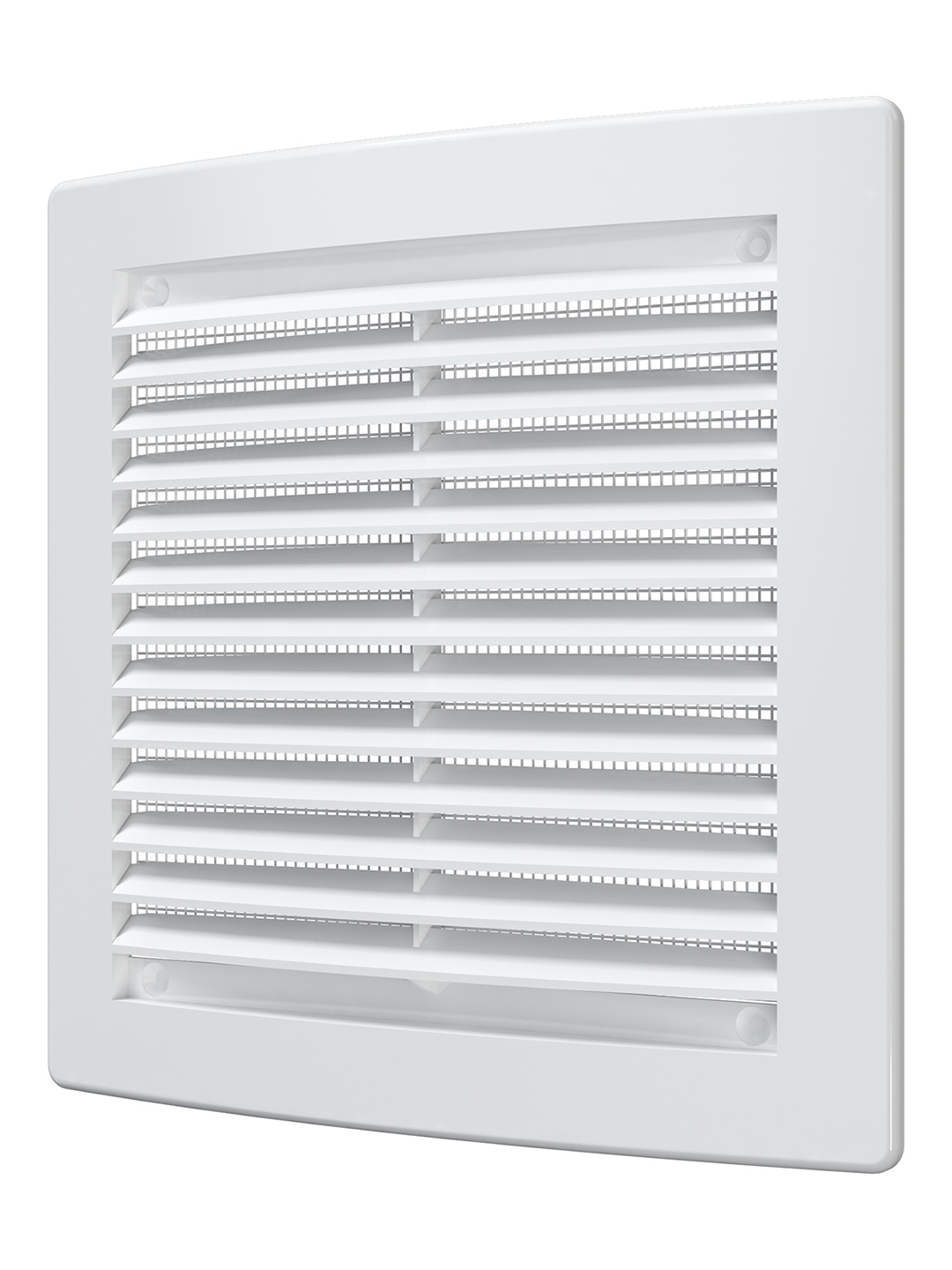 Изображение товара Вентиляционная решетка Fonet 150x150 мм с сеткой для внутреннего монтажа