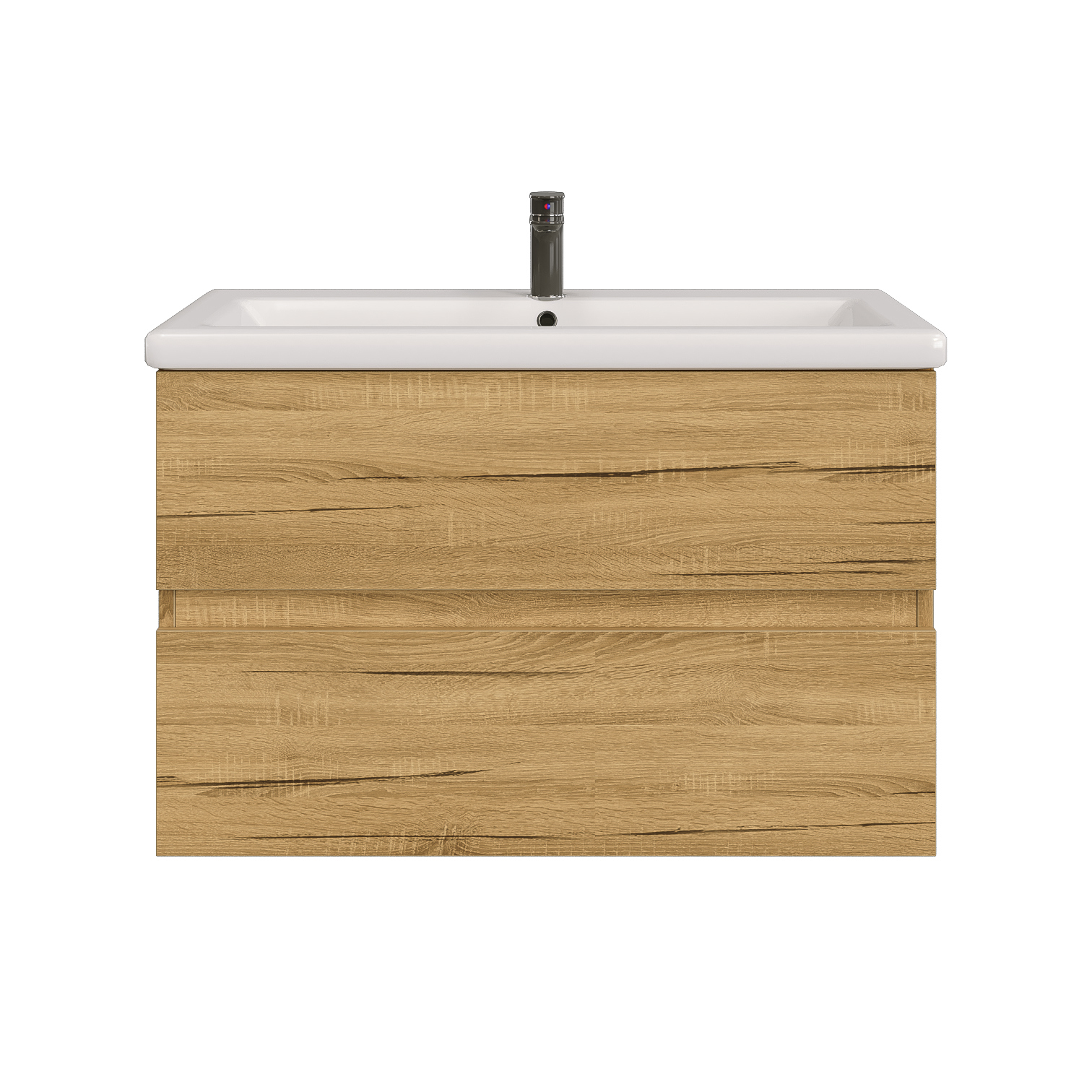 Изображение товара Тумба под раковину Lavanti 441.1-1.4.1.ККОМ подвесная из ЛДСП с раковиной Como 80 и креплениями