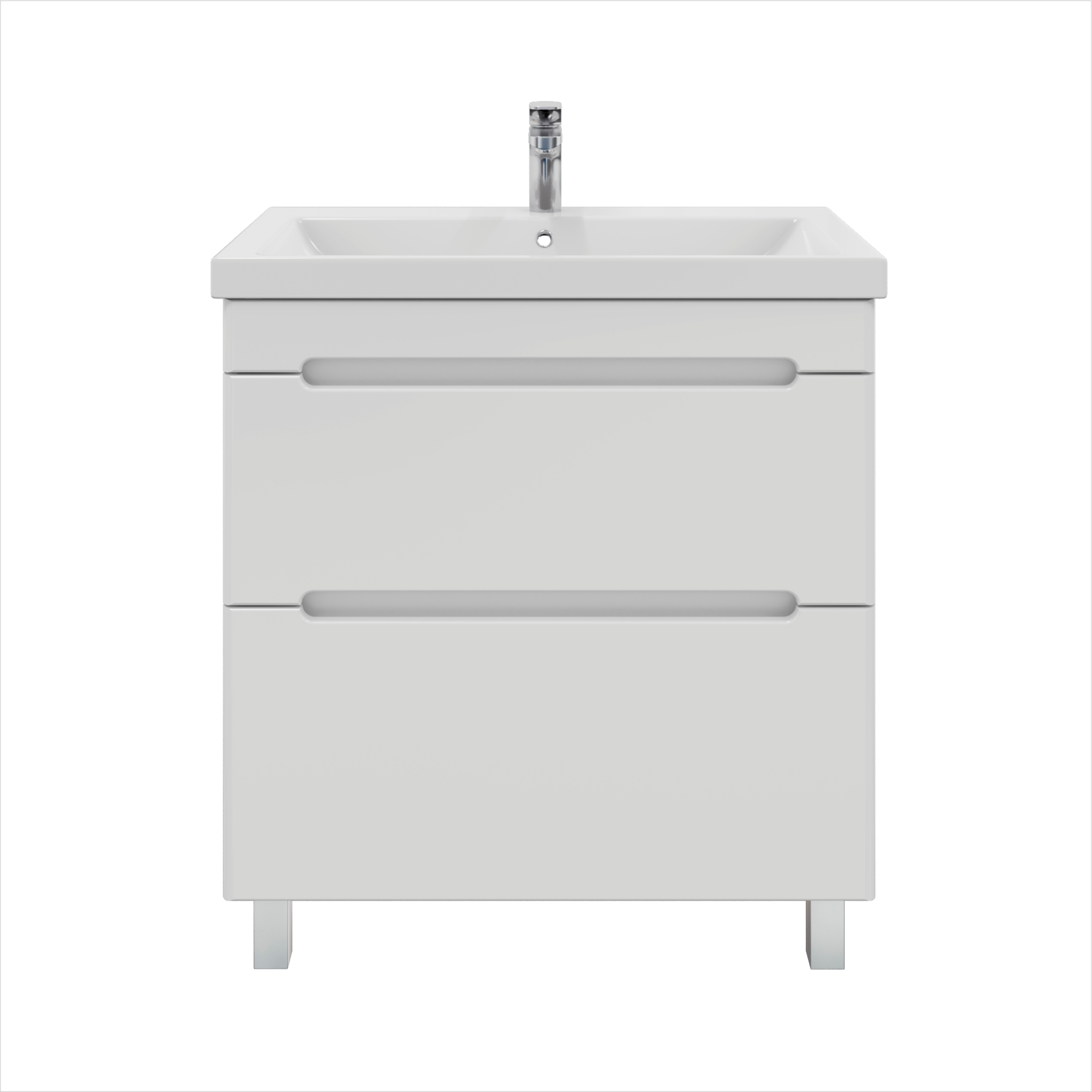 Изображение товара Тумба под раковину напольная SanStar Адель 80 81см с раковиной