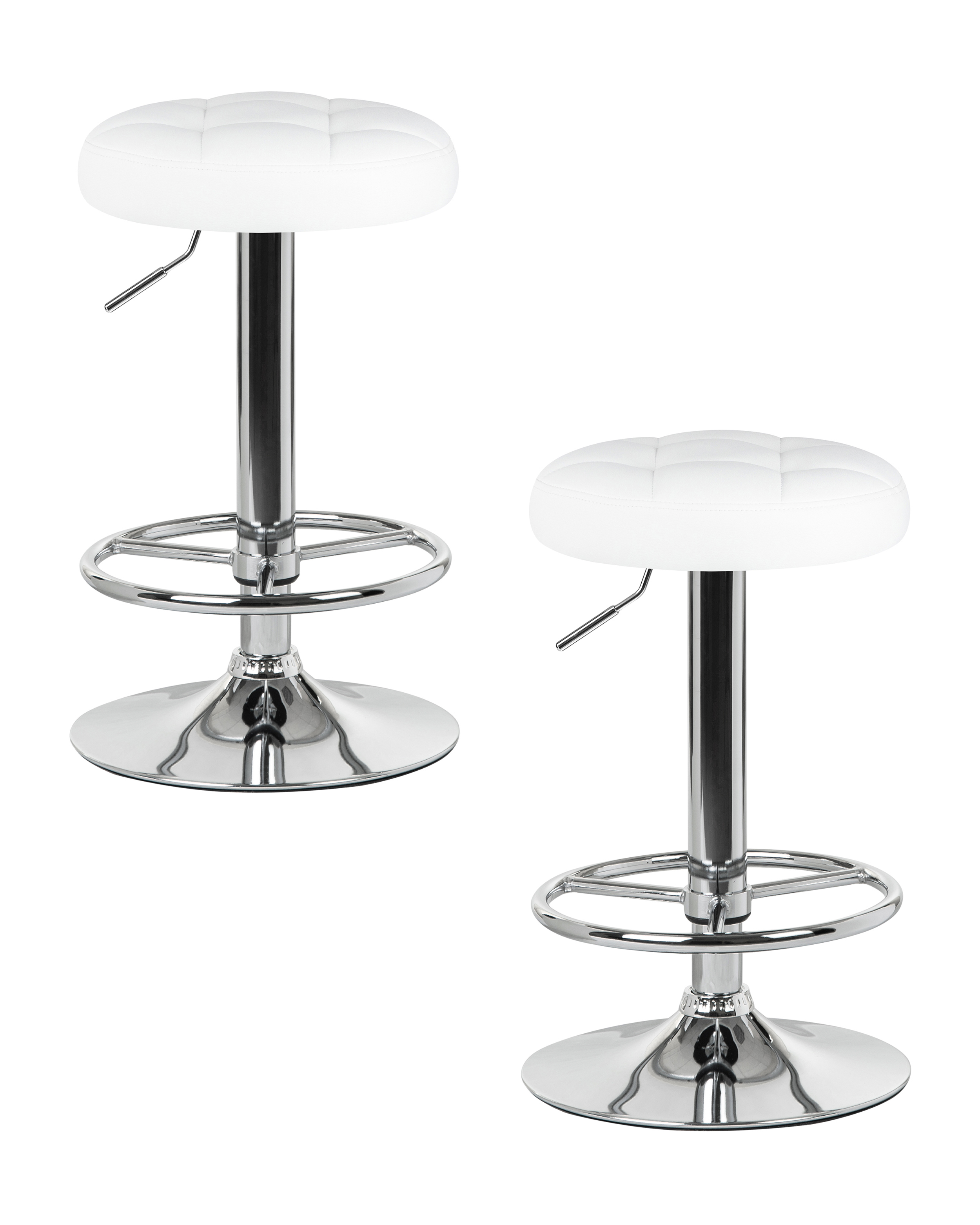 Изображение товара Набор барных стульев 2 шт Dobrin Bruno lm-5008 36x83x36 цвет белый