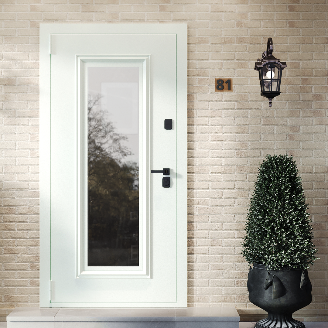 Изображение товара Входная дверь MPBS1 левый 205x96см цвет белый/белый