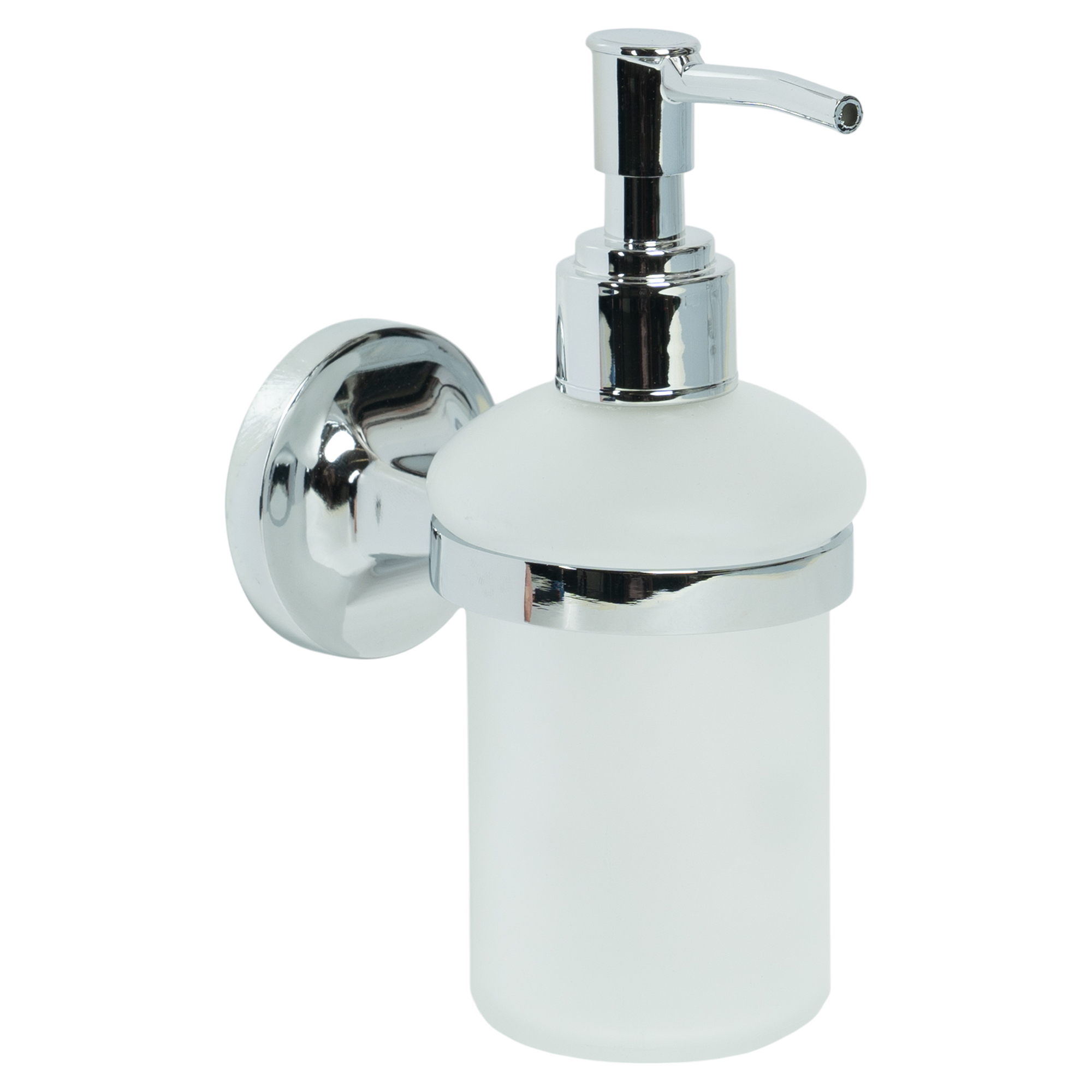 Изображение товара Дозатор для жидкого мыла Vidage Ангарка стекло хром подвесной 250 мл