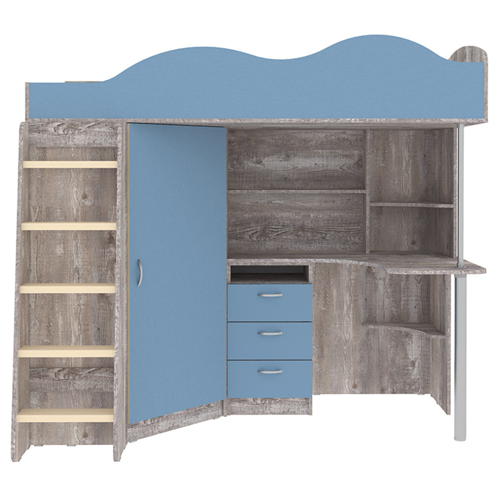 Изображение товара Кровать Кариви КИВи 193x170x88 см ЛДСП цвет голубой 00323-31-22-00