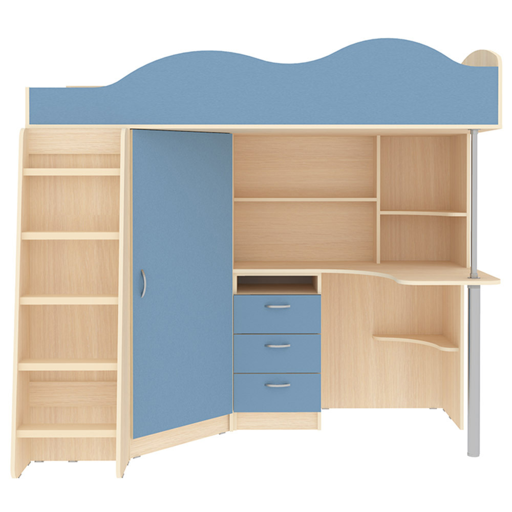 Изображение товара Кровать Кариви КИВи 193x170x88 см ЛДСП цвет голубой 00323-01-22-00