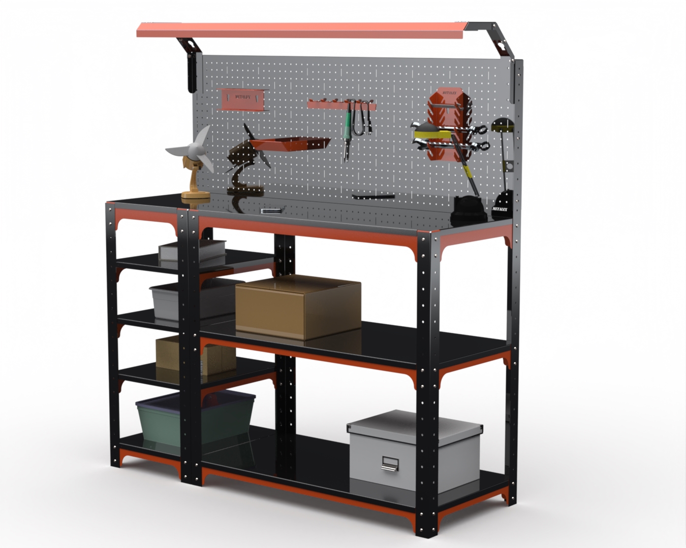 Изображение товара Стол-верстак Metalex Kit 204756 950x1200x500 мм, максимальная нагрузка до 260 кг