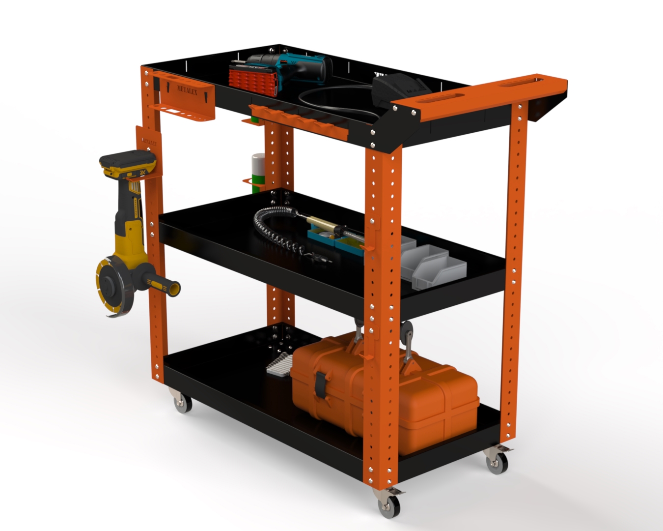 Изображение товара Тележка инструментальная Metalex Тип 1 118048 800x350x800 мм