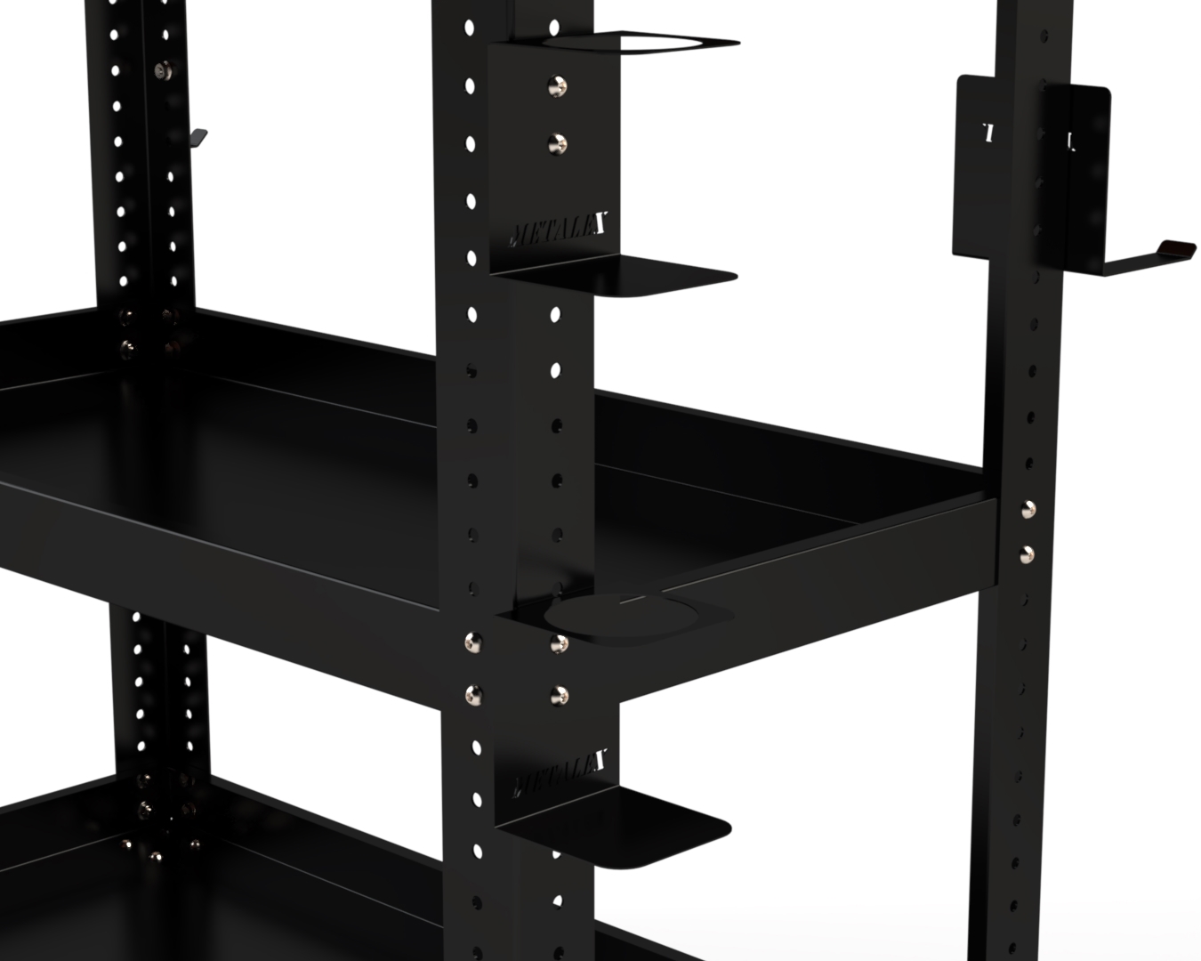 Изображение товара Тележка инструментальная Metalex Тип 2 118085 900x400x800 мм для хранения инструментов