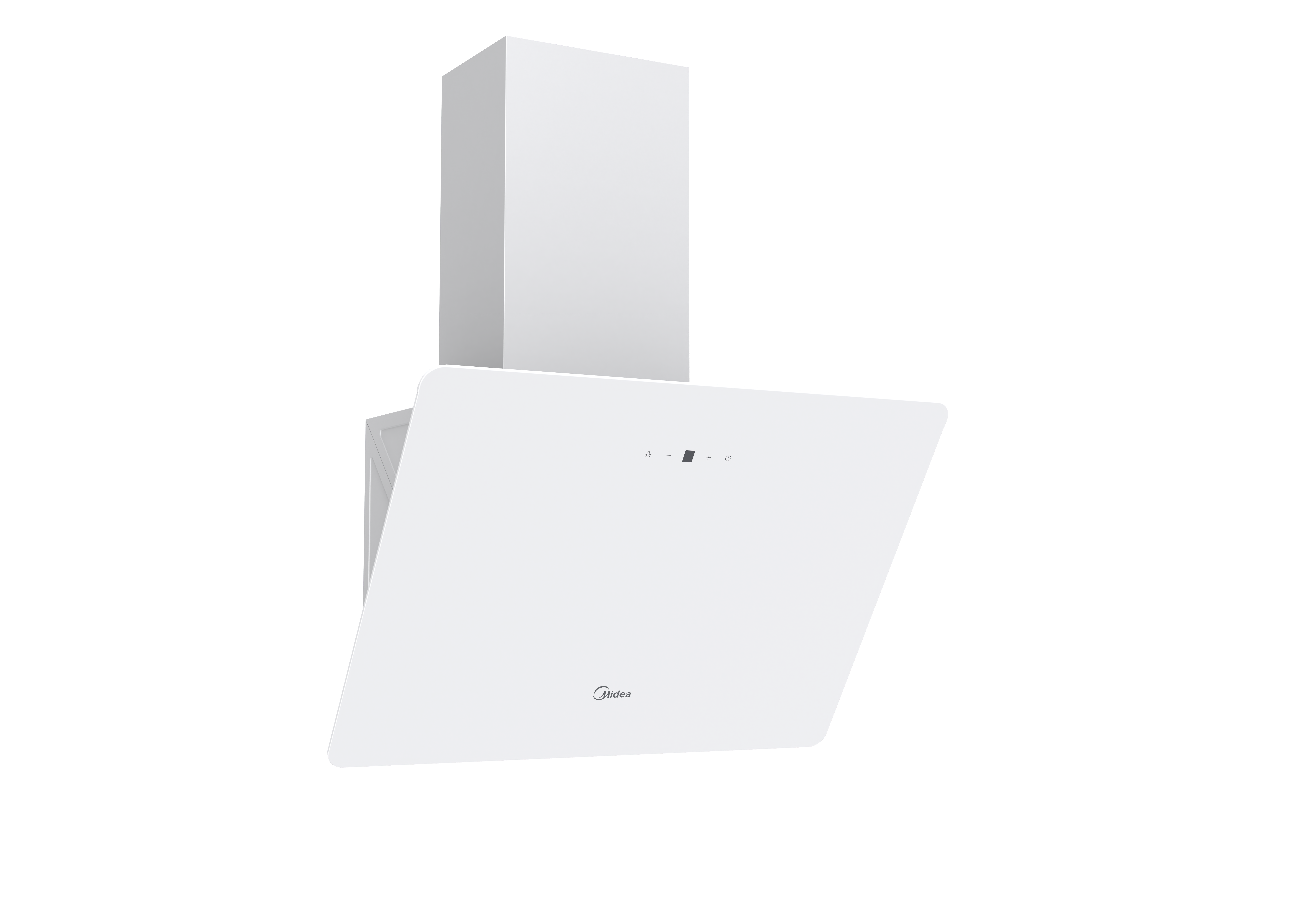 Изображение товара Вытяжка Midea MH60AN364GW белая наклонная для кухни 900 м³/ч